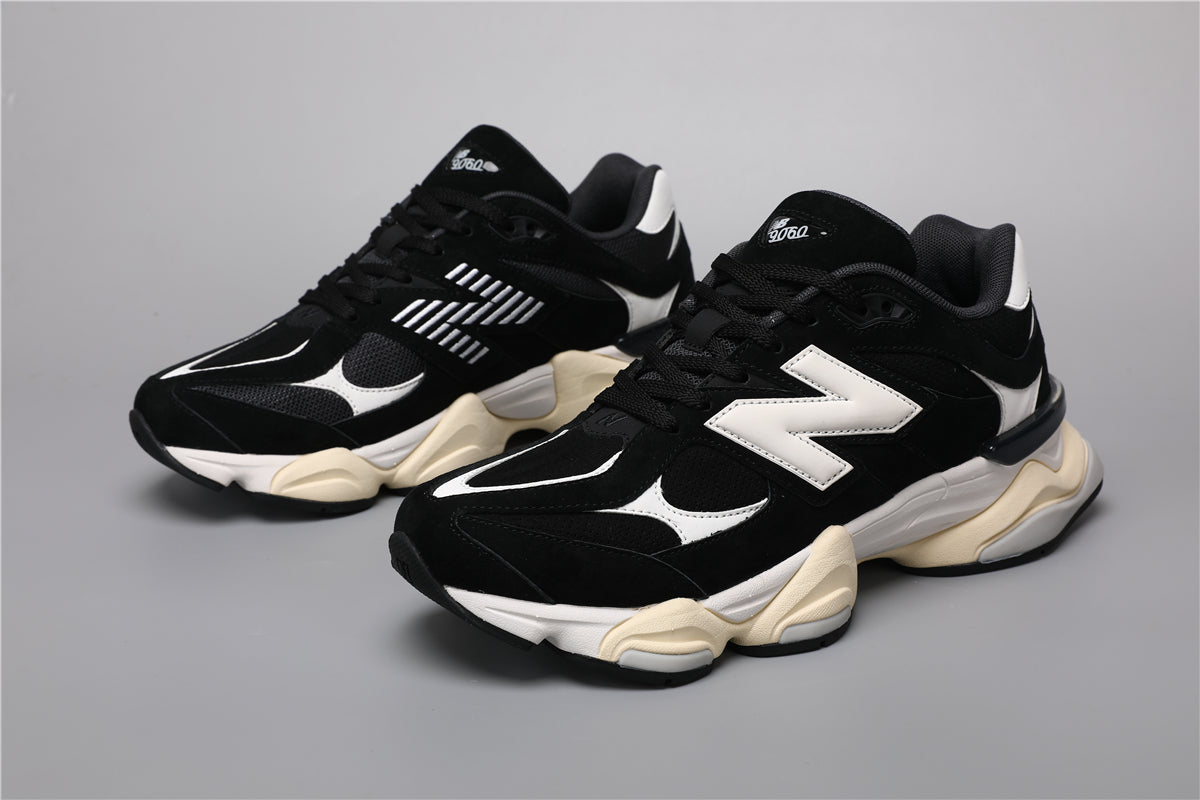 New Balance 9060-15 Black/White Shoes - Streetwear Sneakers