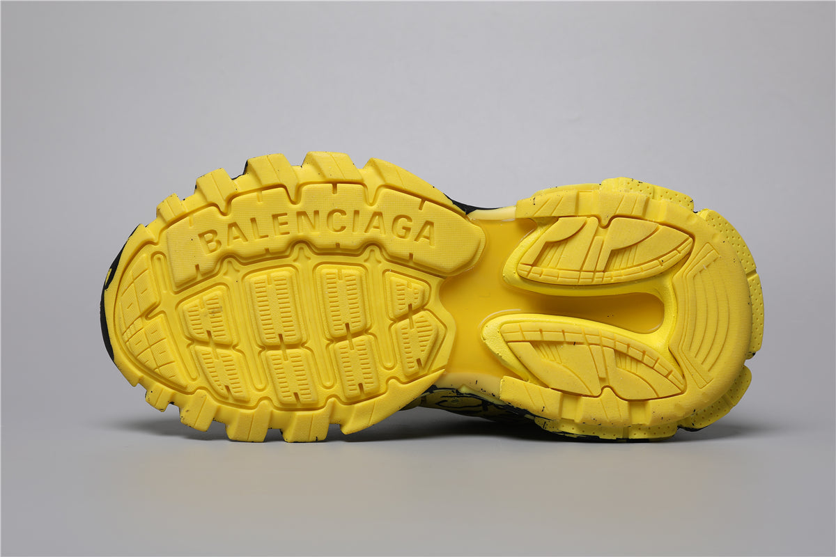Balenciaga Track Shoes T1 Yellow/Black - Unisex Luxury Sneakers