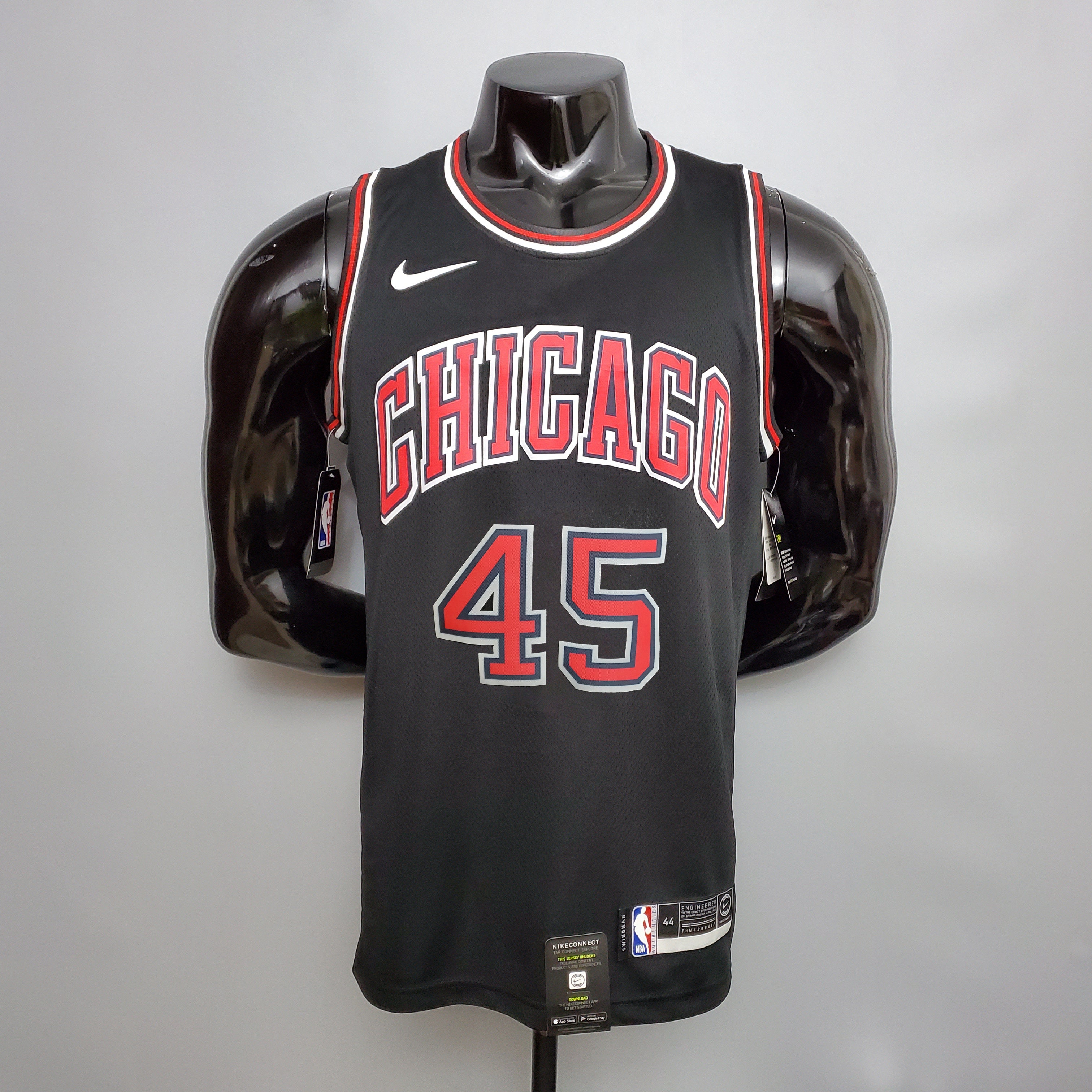 Nba Jersey - USA Basket Team - Chicago Bulls Black 45 Jordan