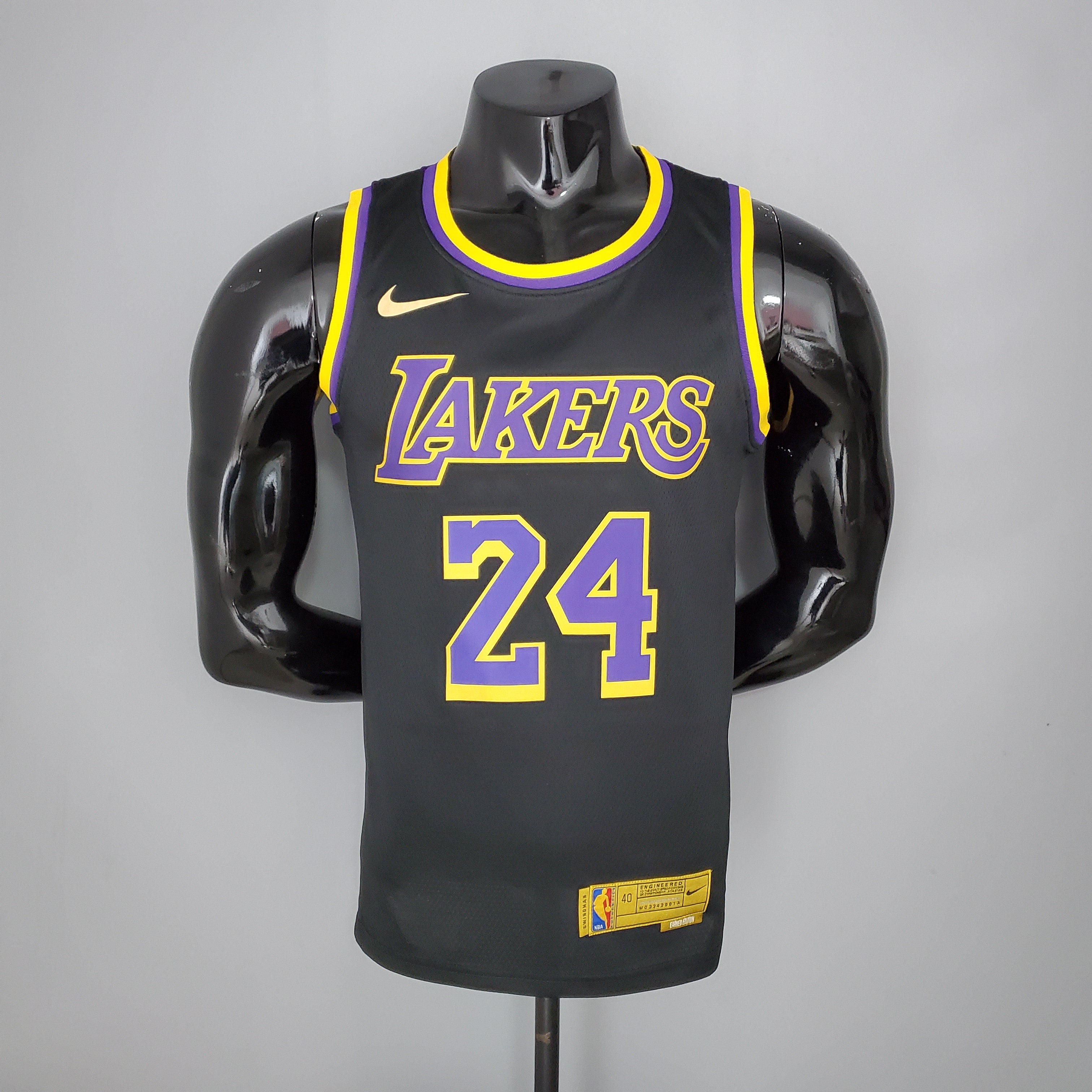 Nba Jersey - USA Basket Team - Los Angeles Lakers Black 24 Bryant