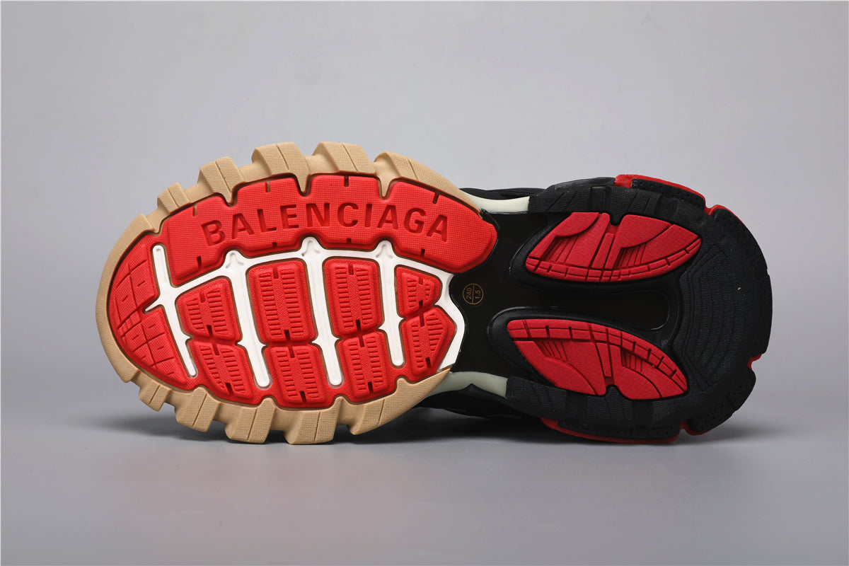 Balenciaga Track Shoes T1 Black/Red - Unisex Luxury Sneakers