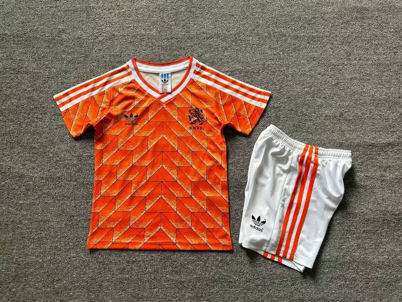 Netherlands Kids Home Kit 1988 Retro Version