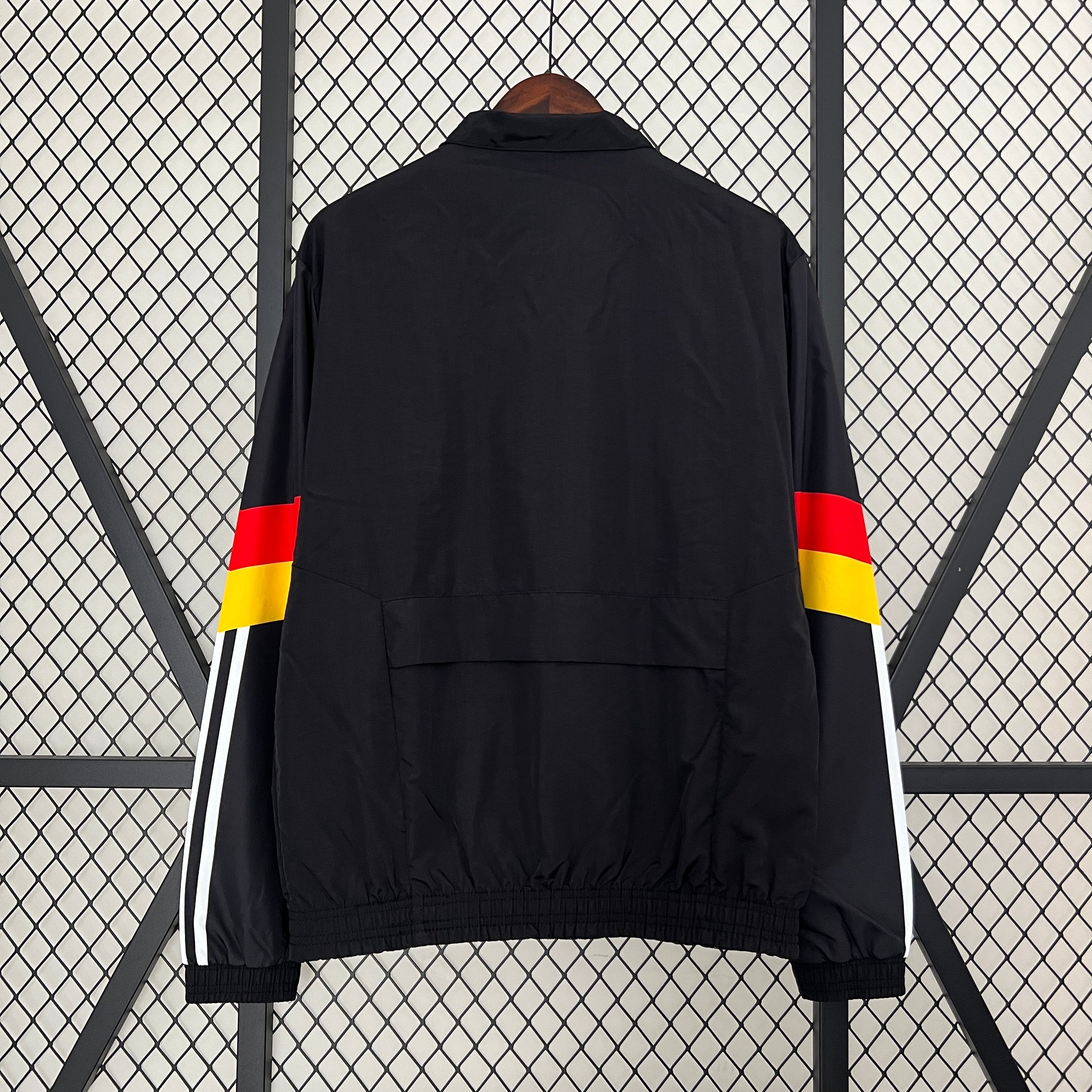 Duitsland Zwarte Trench Coat Windbreaker 2024/2025