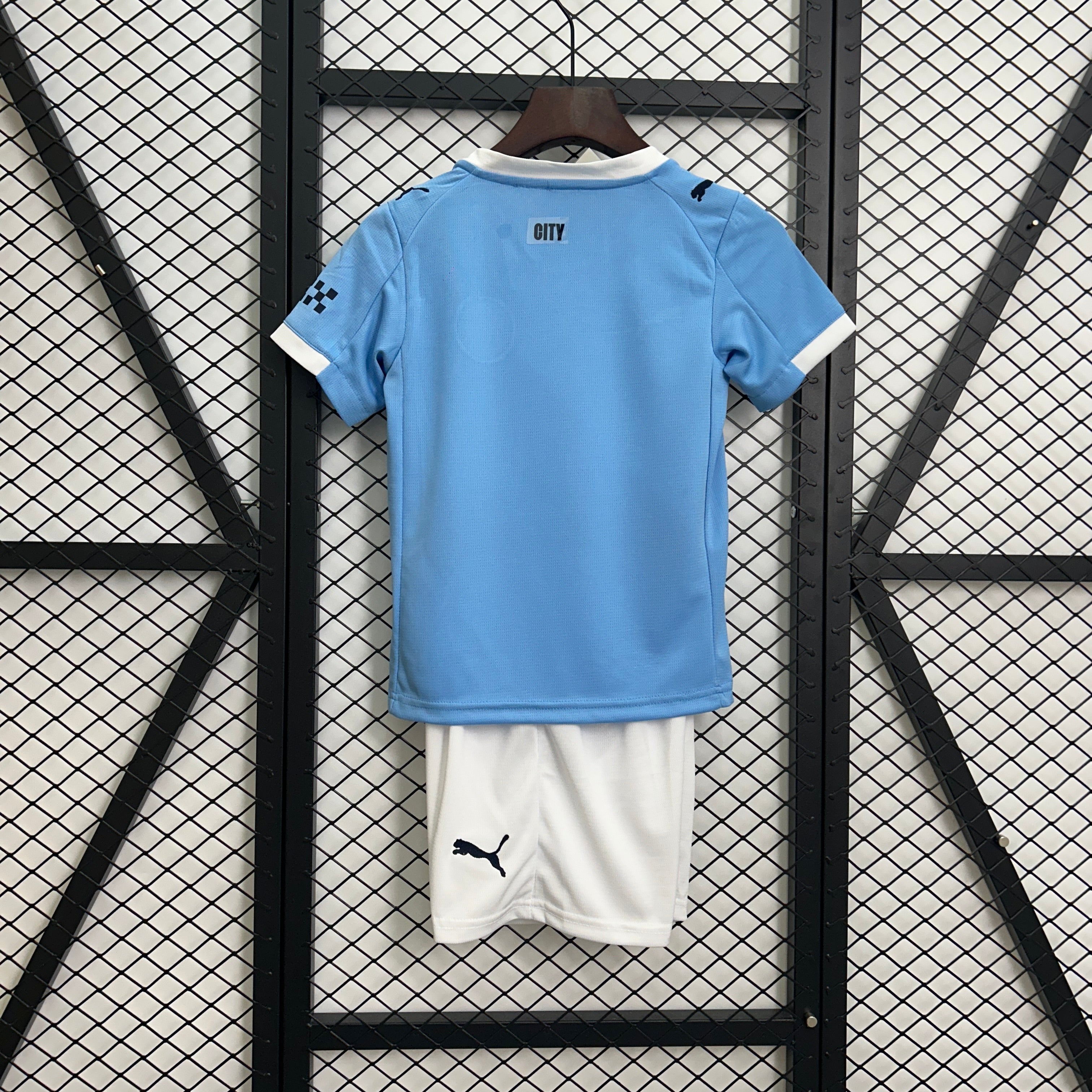 Manchester City Kids Home Kit 2025/2026