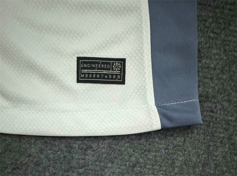Officiële Inter Milan Uit Shirt 2024/2025 - Wit met Grijze Details