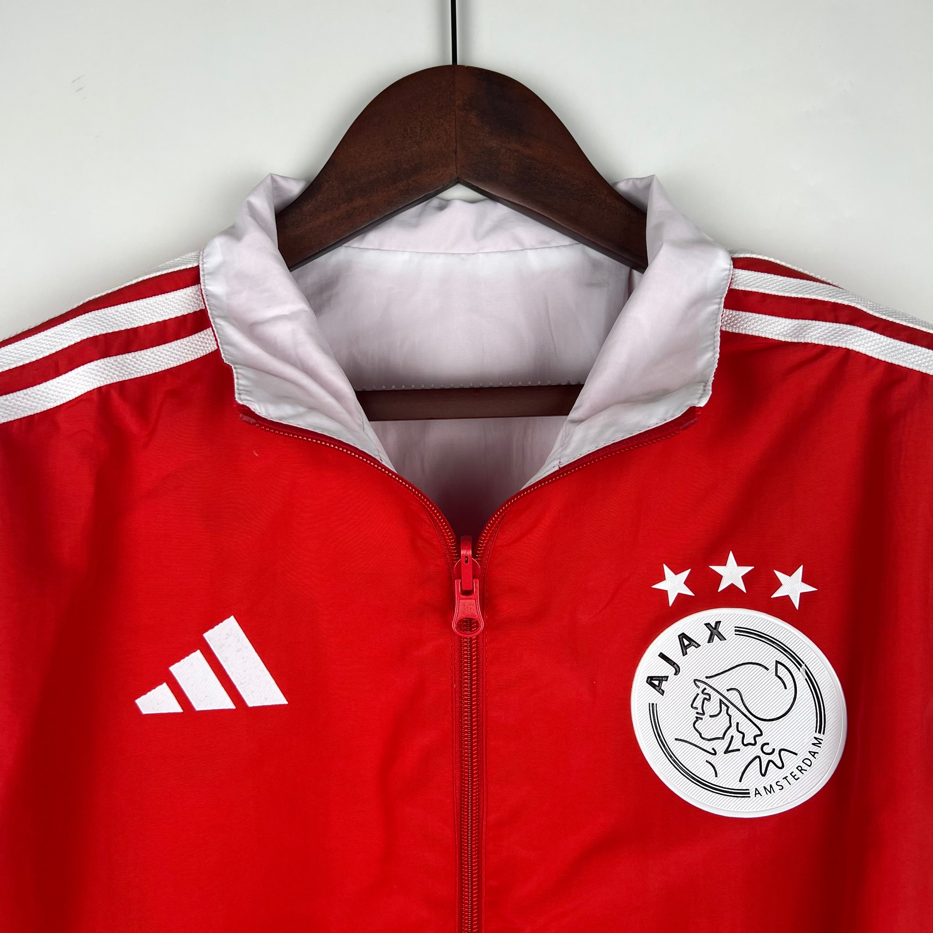 Ajax Reversible Trench Coat Windbreaker