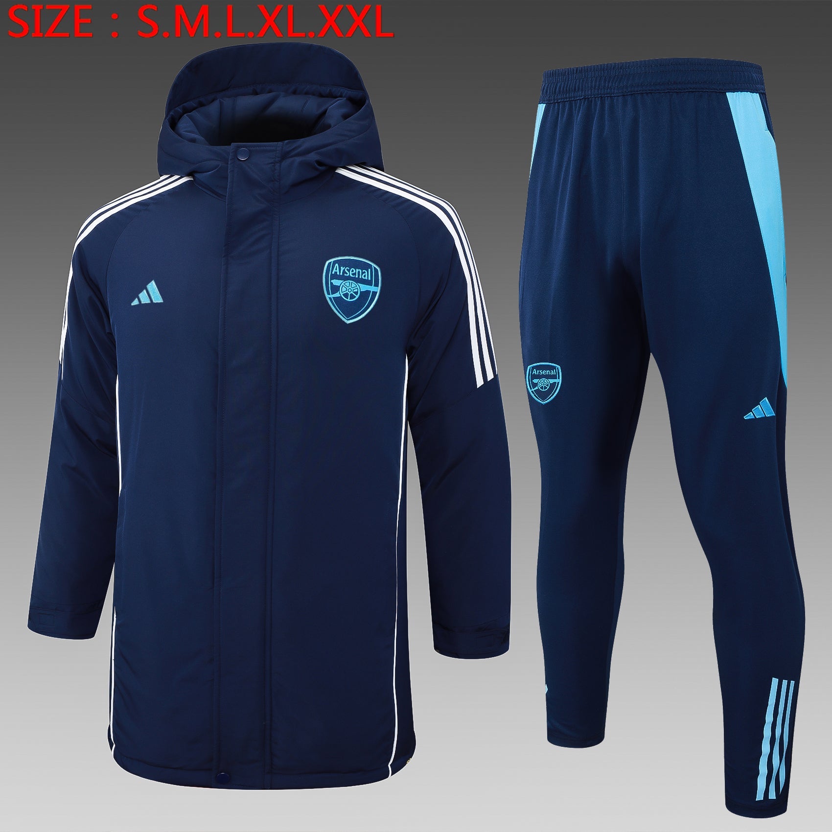 Arsenal Kit Long Jacket Blue 2024/2025