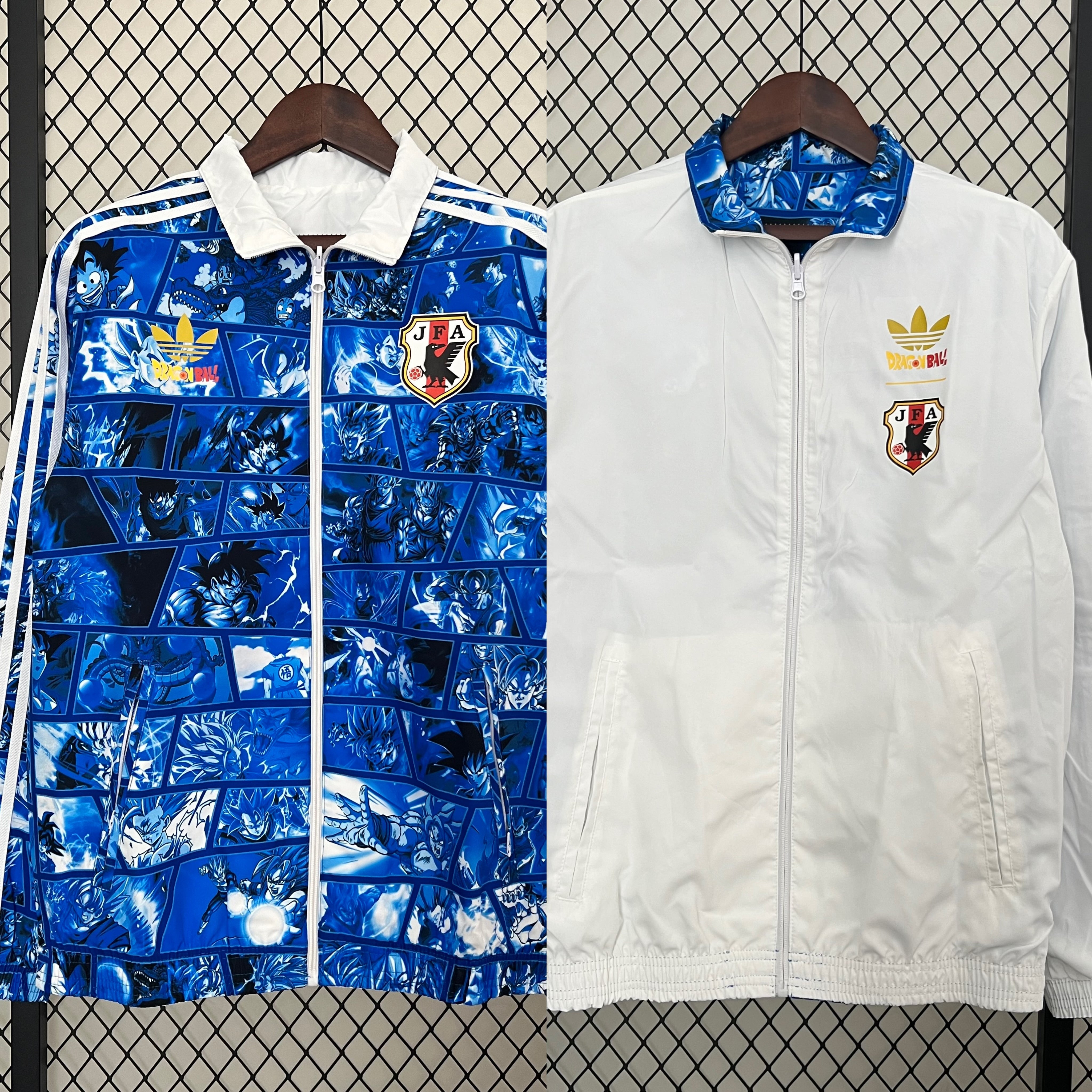 Japan Reversible Trench Coat Windbreaker 2024/2025 - Dragon Ball Special Edition