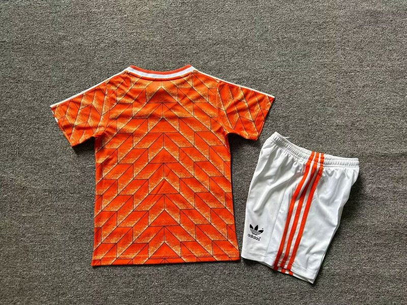 Netherlands Kids Home Kit 1988 Retro Version