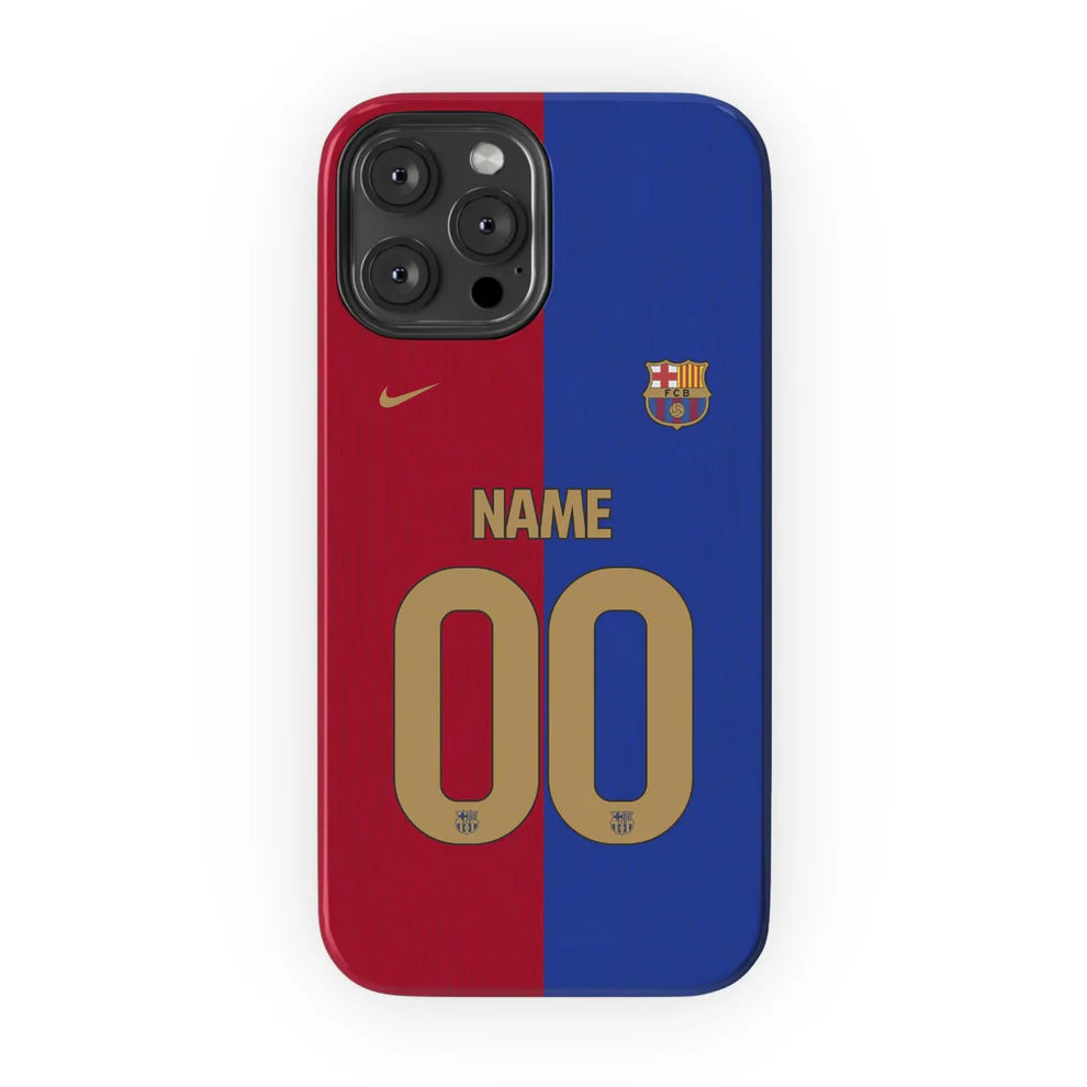 Barcelona Home Cover - Customizable Soccer Phone Case