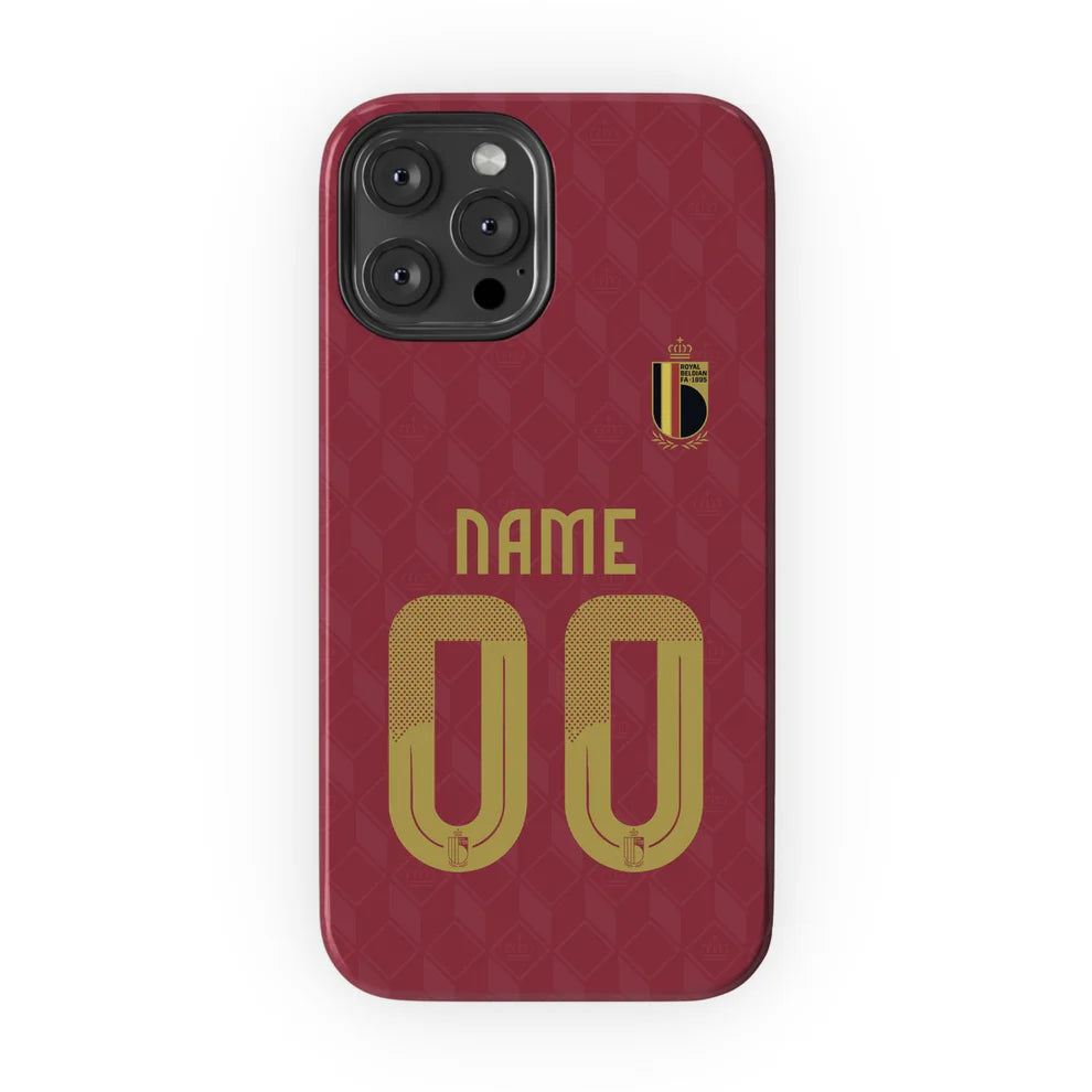Belgium Home Cover - Customizable Soccer Phone Case