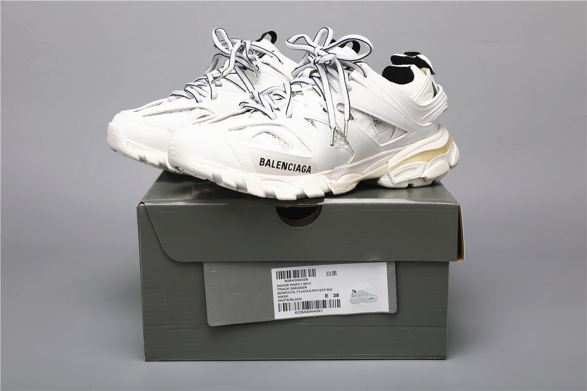Balenciaga Track Shoes T1 White - Unisex Luxury Sneakers