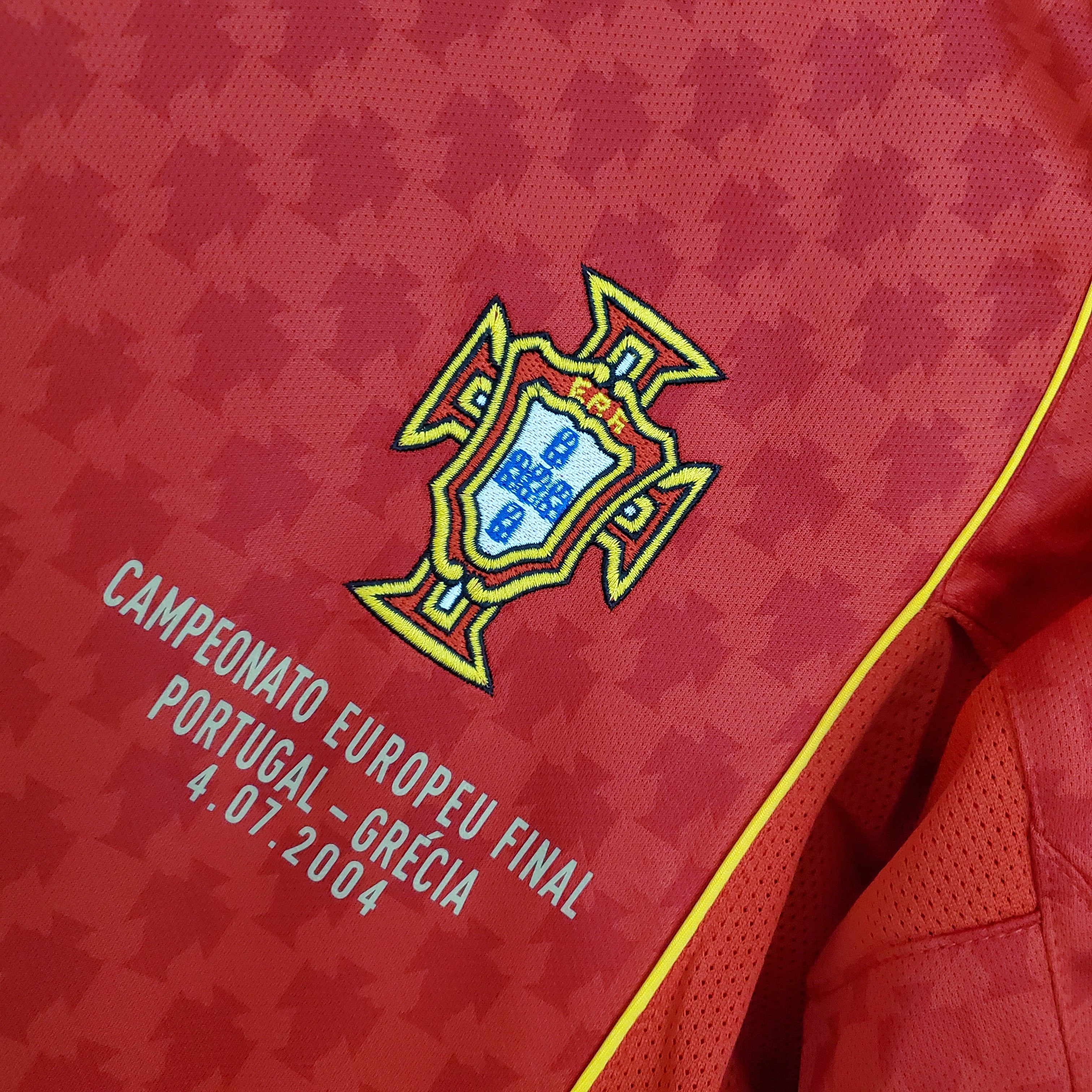 Portugal EM 2004 Fußballtrikot – ikonisches Trikot in den Größen S bis XXXL