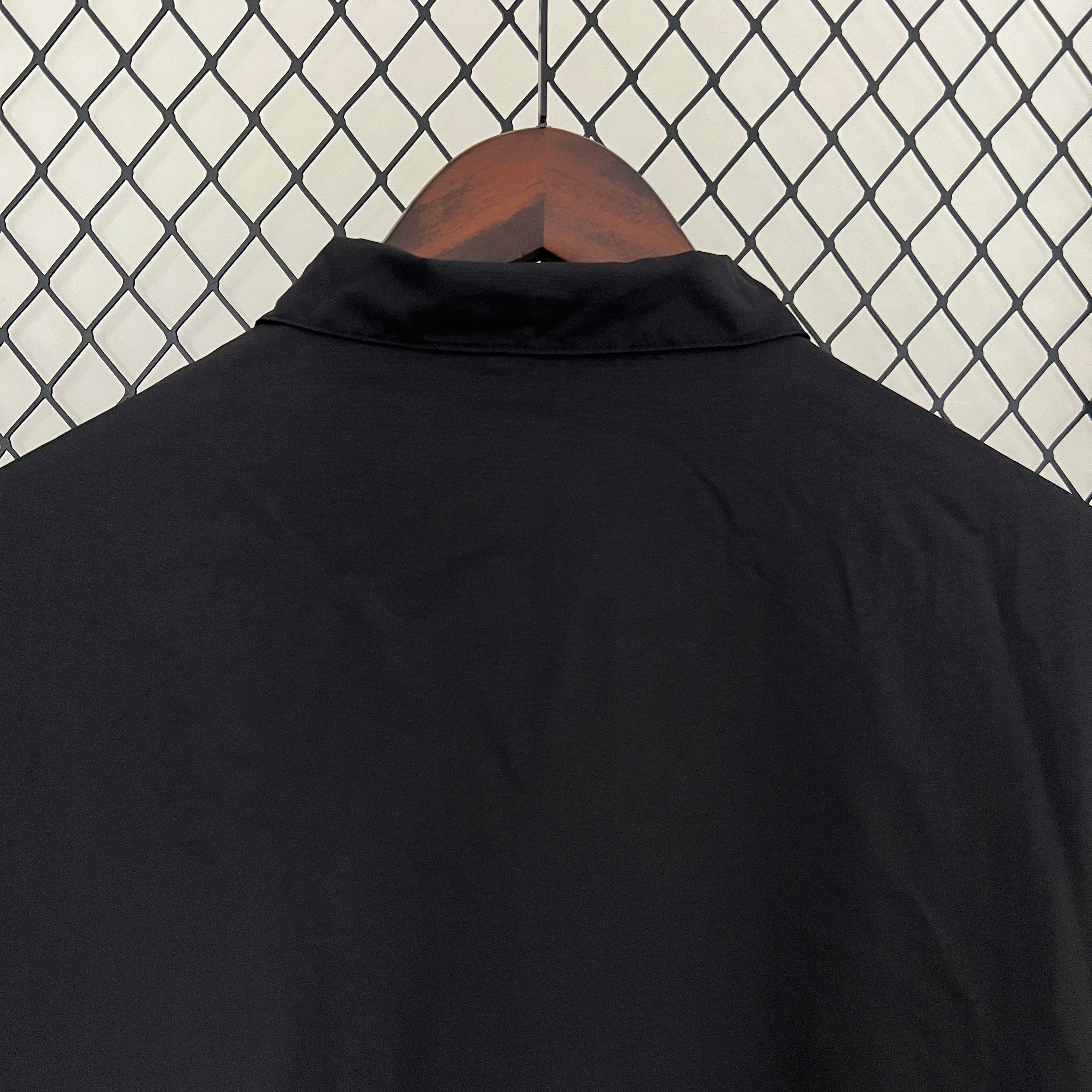 Duitsland Zwarte Trench Coat Windbreaker 2024/2025