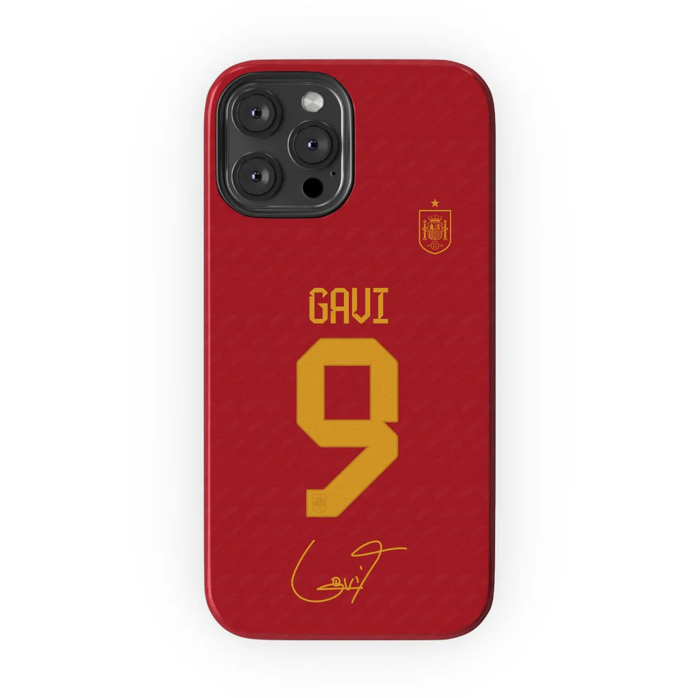 Spain Home Cover - Custom Soccer Phone Case 9 Gavi