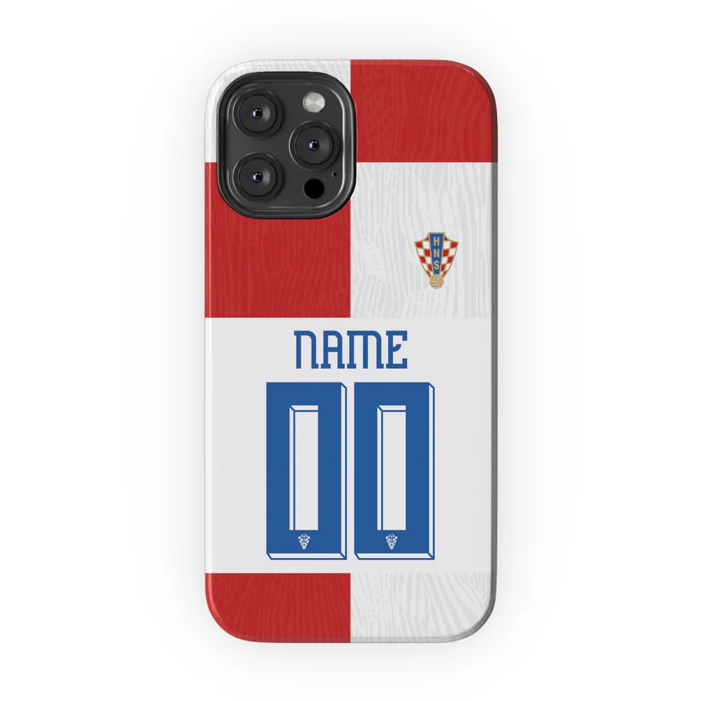 Croatia Home Cover - Customizable Soccer Phone Case