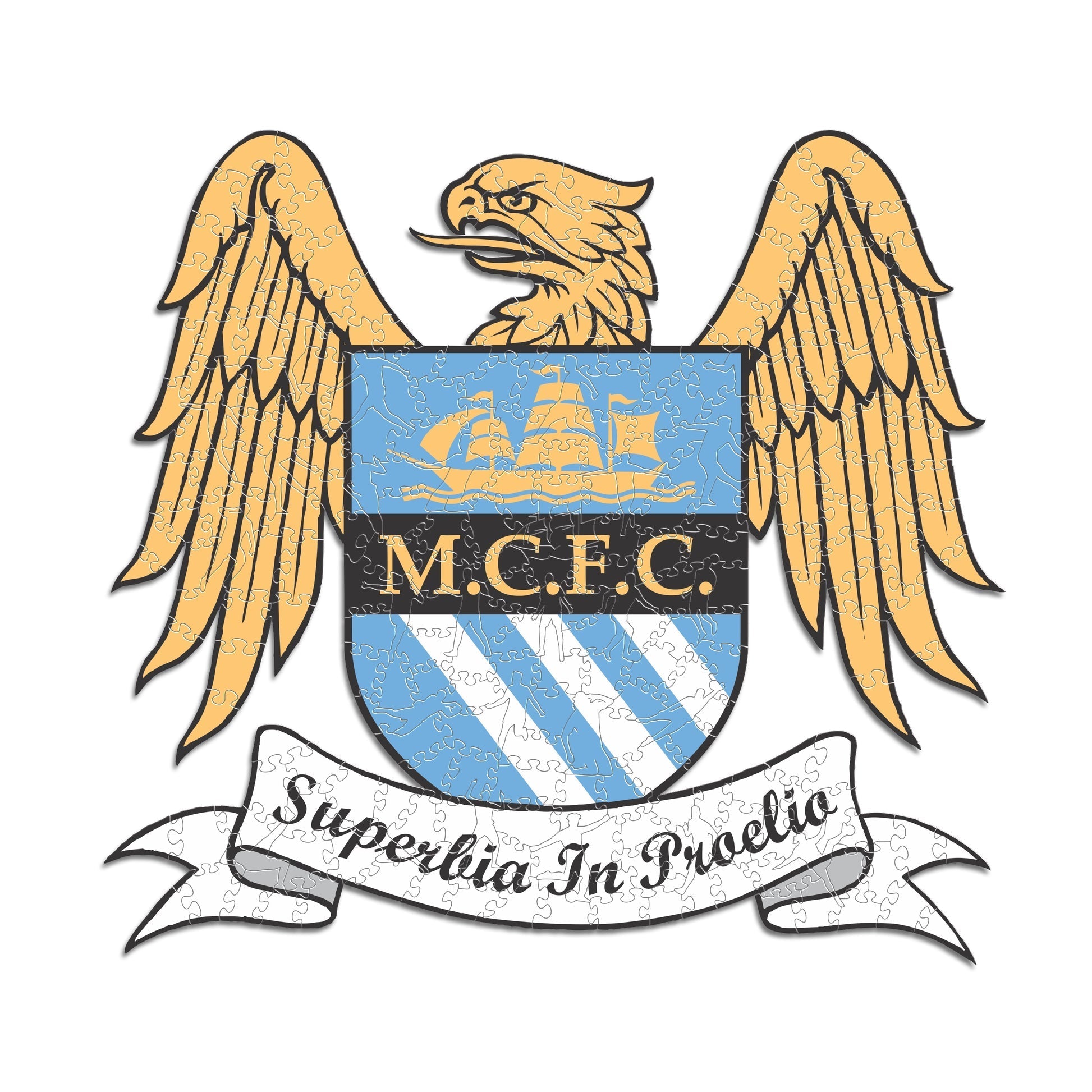 Manchester City Retro - Football Puzzle