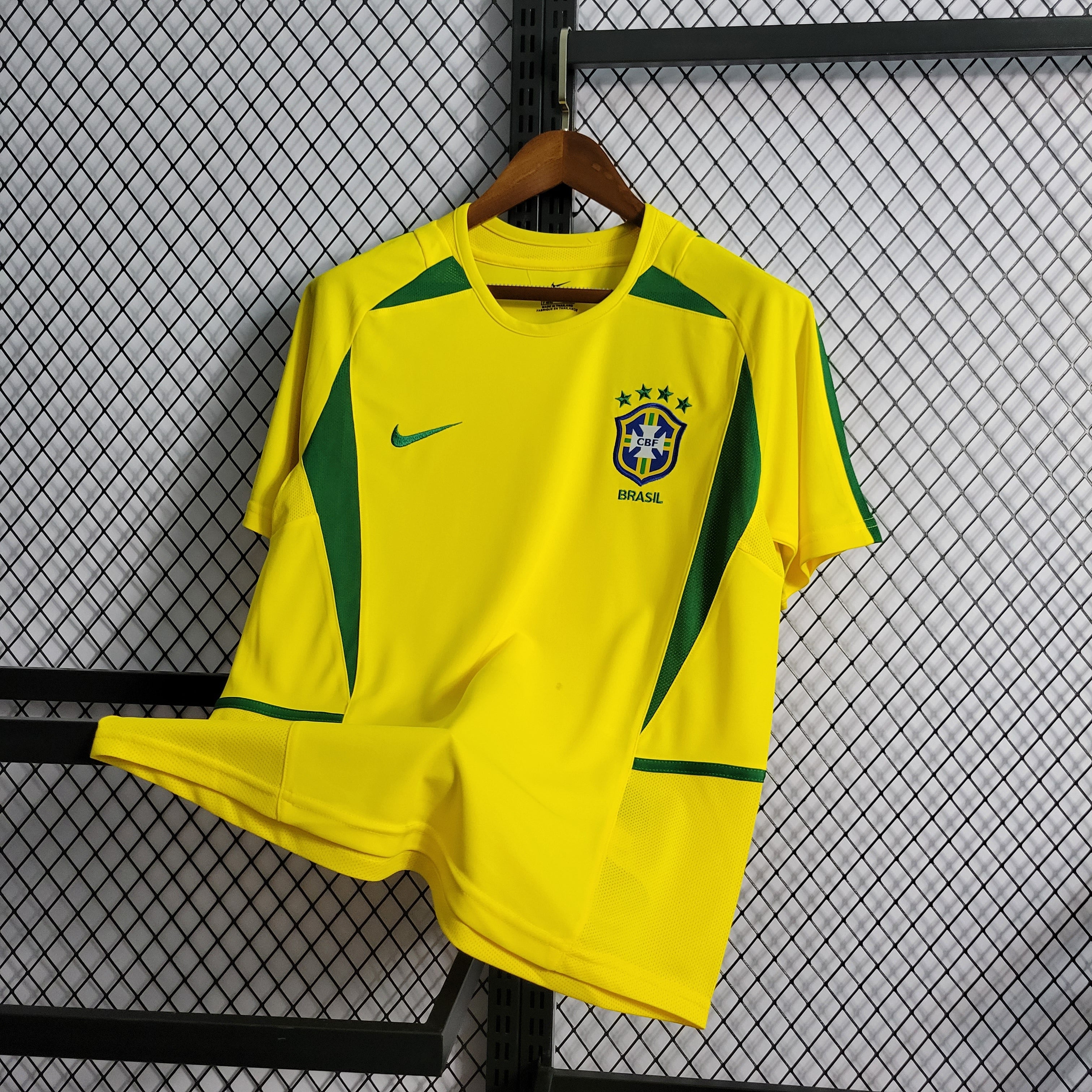 Legendarisch Brazilië Shirt 2002 - Ronaldo #9 Wereldkampioen