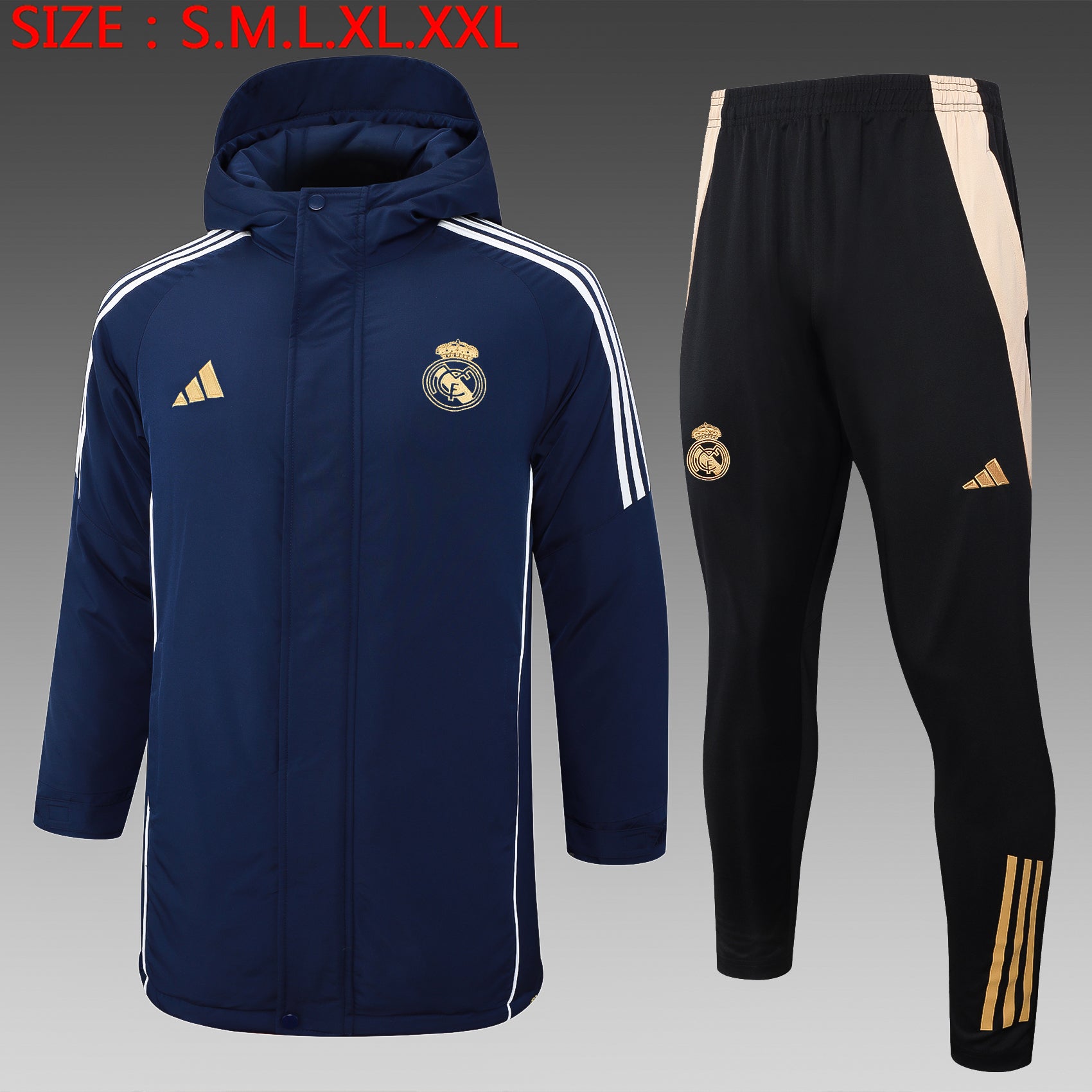 Real Madrid 24/25 Winter Long Jacket & Pants