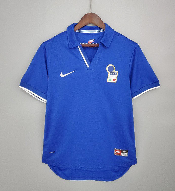 Italië 1998 Home Retro Jersey Football