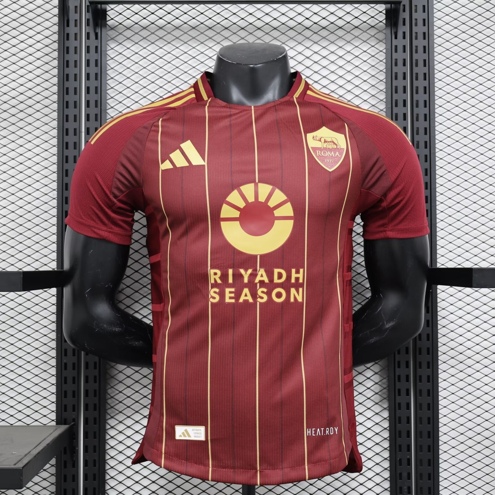 Maglia Ufficiale AS Roma Special Edition 2024/2025 - Rosso Bordeau con Dettagli Oro