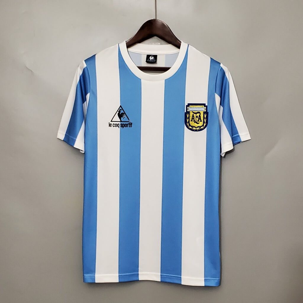 Diego Maradona 10 Argentinië Thuis Shirt 1986 - S tot XXXL