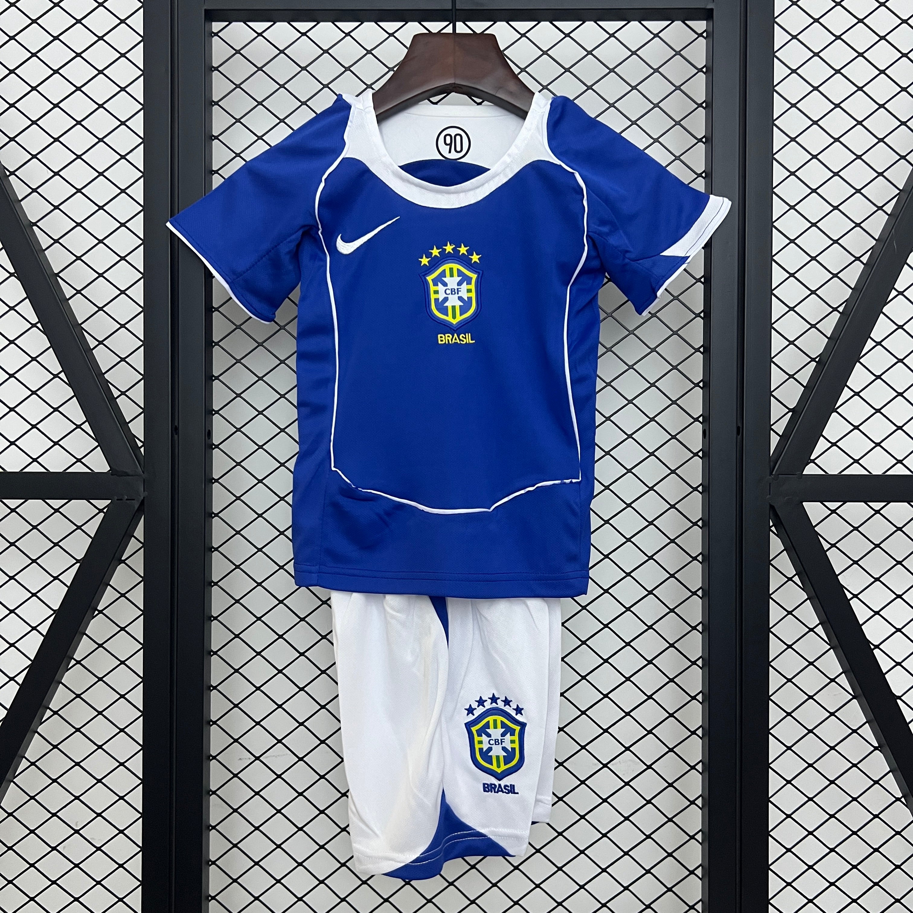 Brazil Kids Away Kit 2004 Retro Version