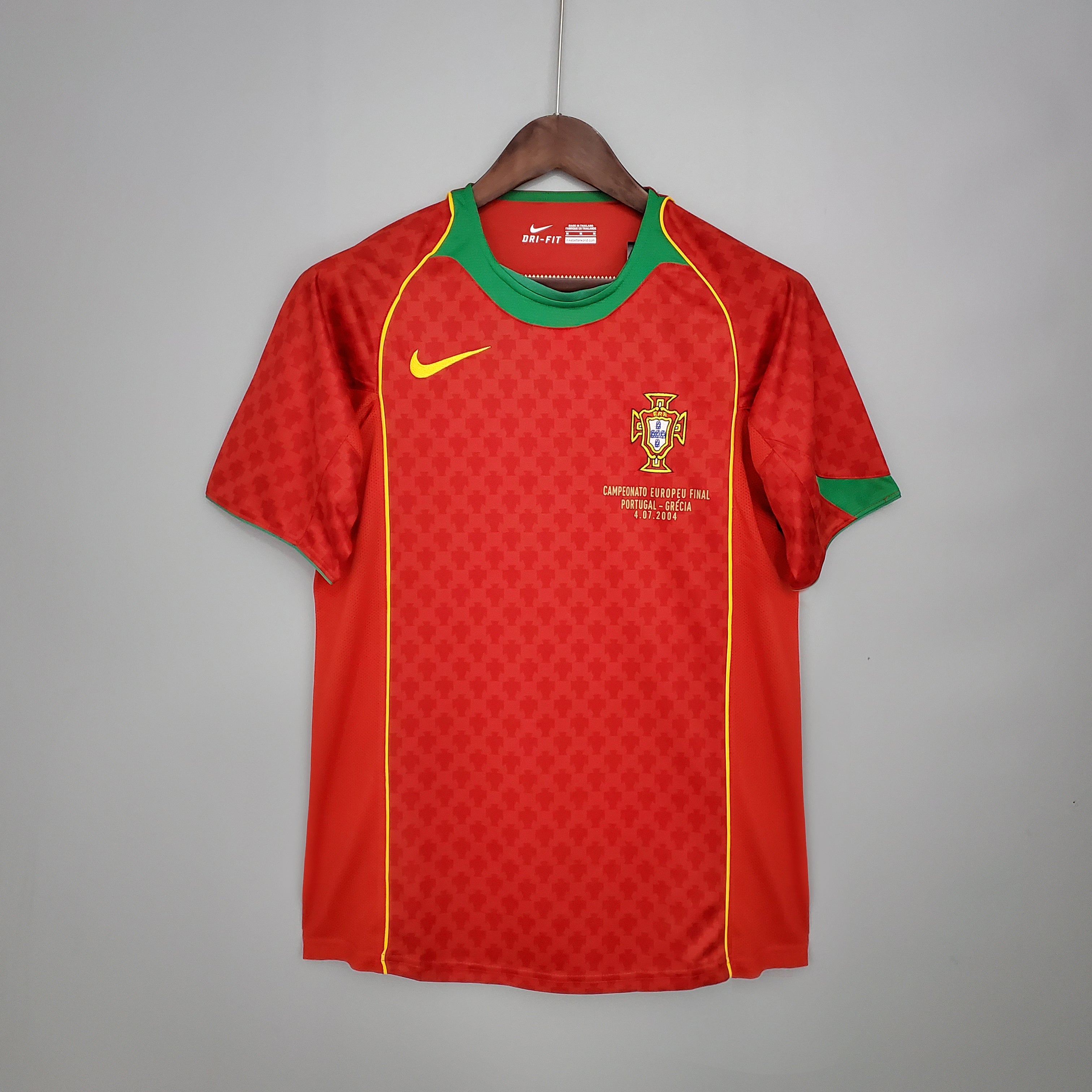 Portugal Euro 2004 Voetbalshirt - Iconisch Shirt in Maten S tot XXXL