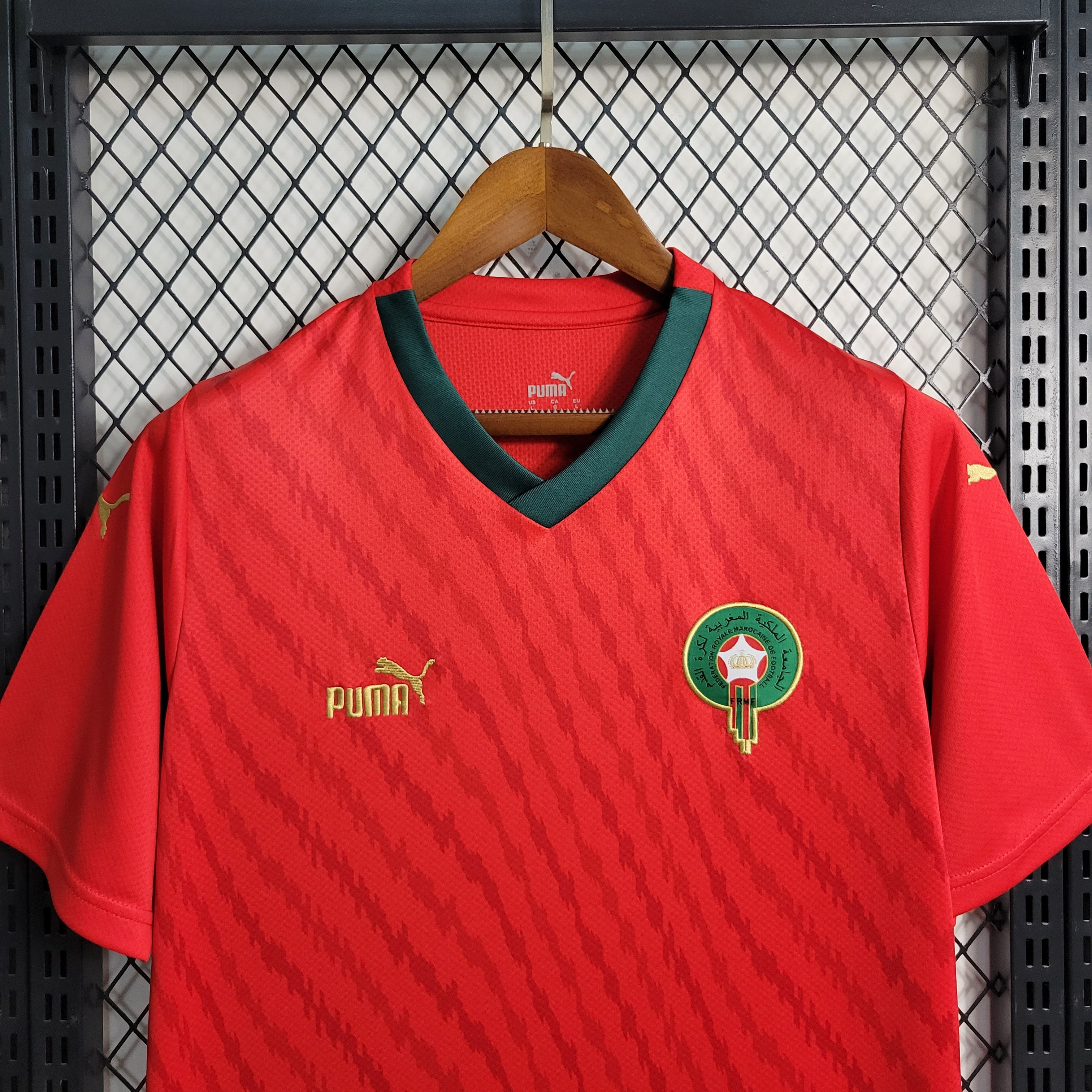 Maglia ufficiale Home del Marocco 2024/2025 – Disponibile nelle taglie dalla S alla XXXL