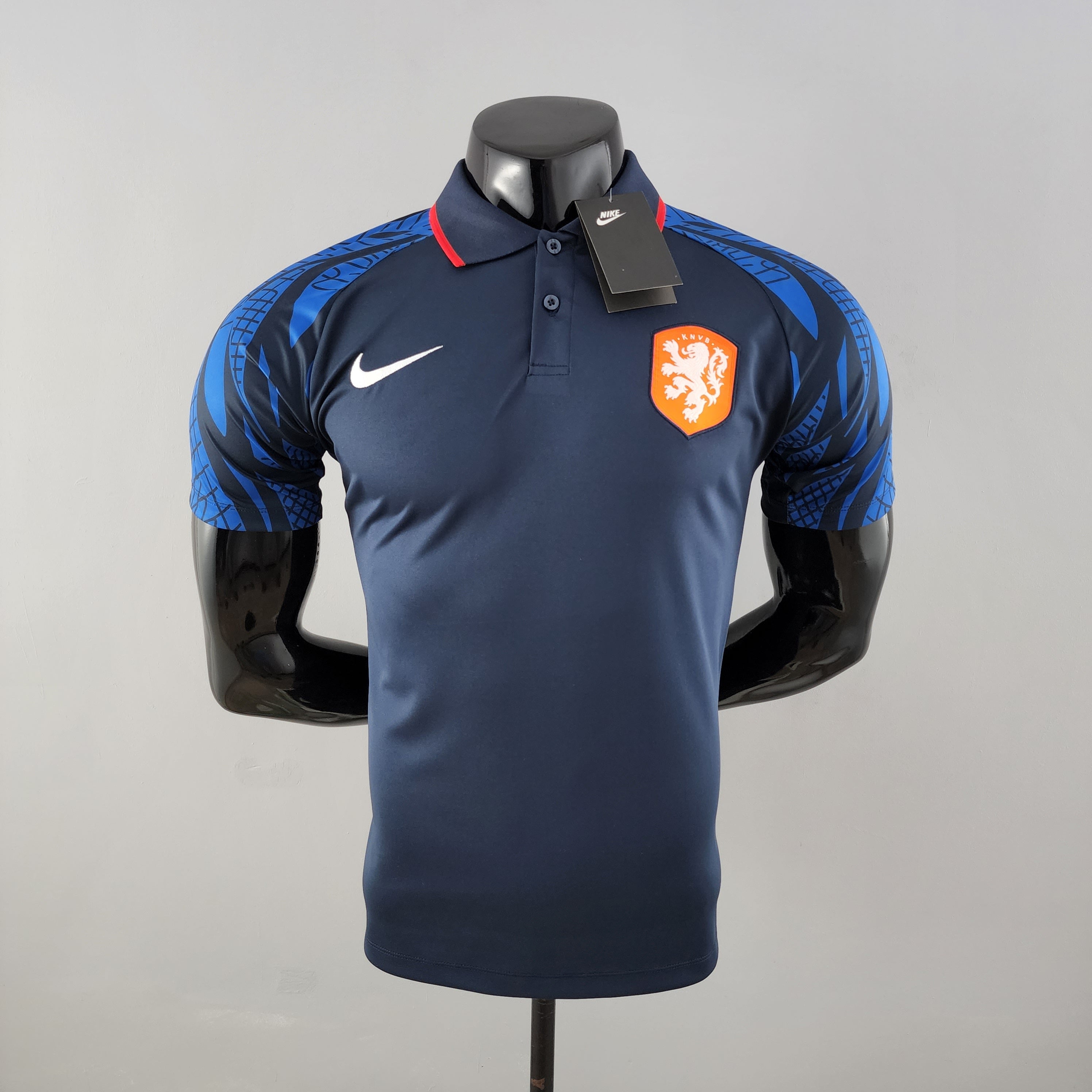 Nederland Royal Blue Polo – Maten van S tot XXL voor Stijlvolle Oranje Supporters!