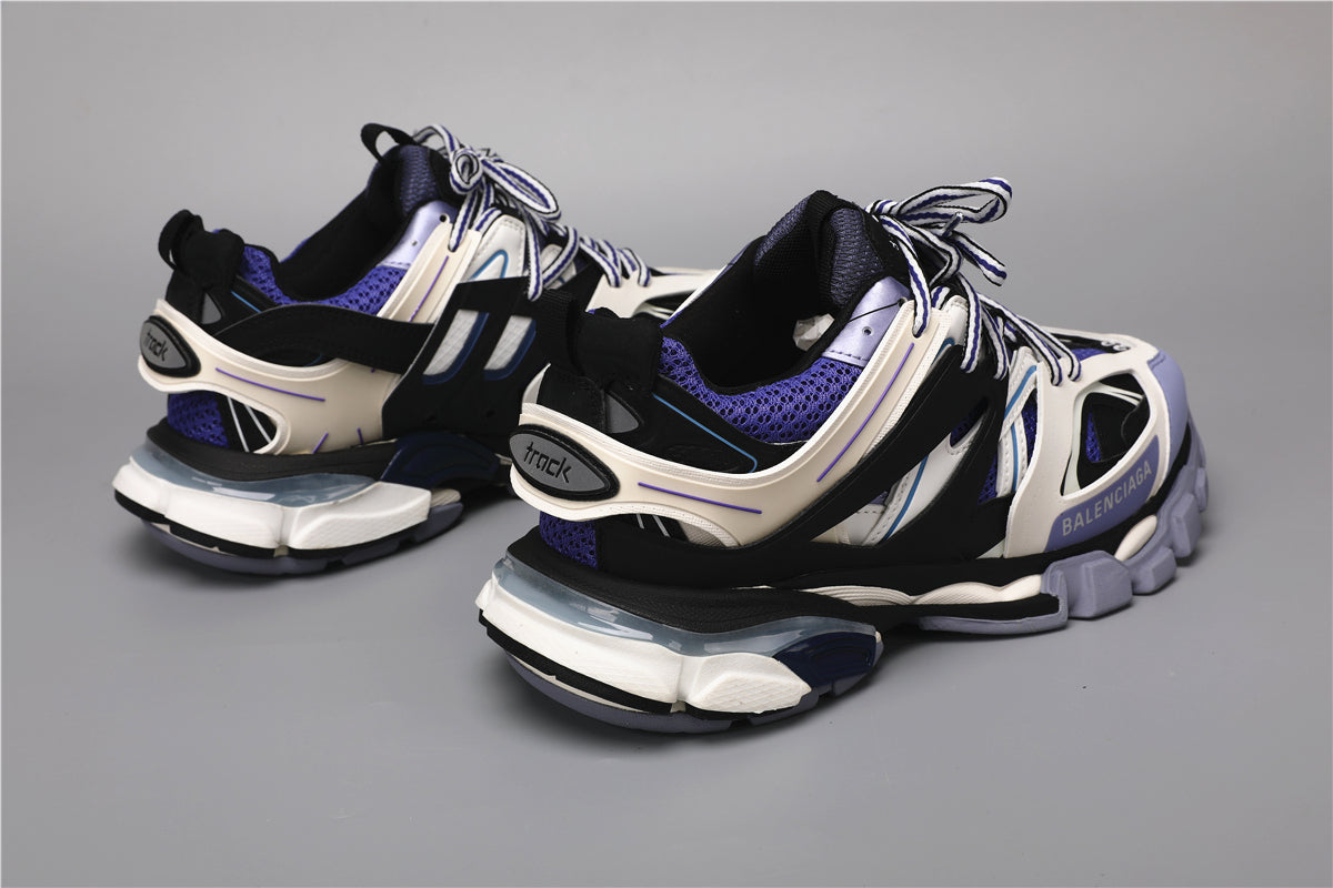 Balenciaga Track Shoes T1 Blue/Violet - Unisex Luxury Sneakers