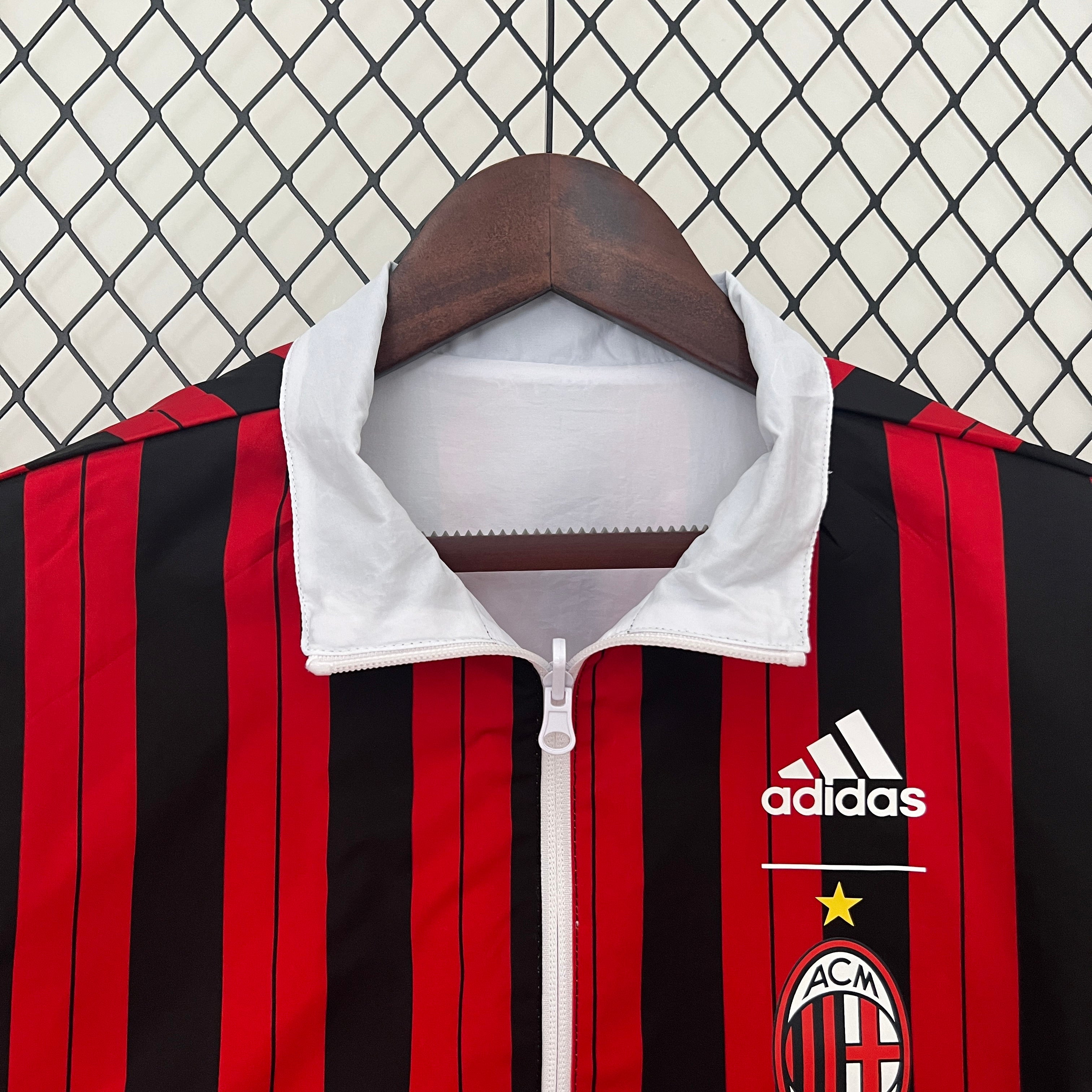 AC Milan Reversible Trench Coat Windbreaker 2024/2025