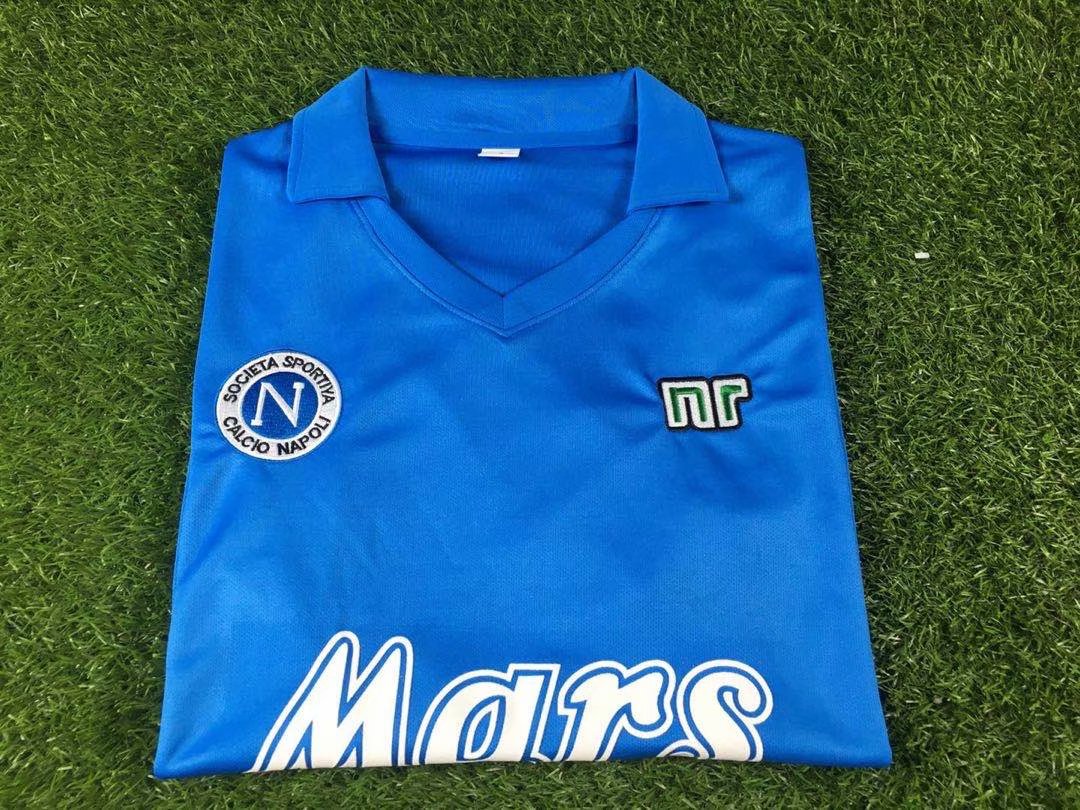 Diego Maradona 10 Napoli Thuis Shirt 1988/1989 - S tot XXXL