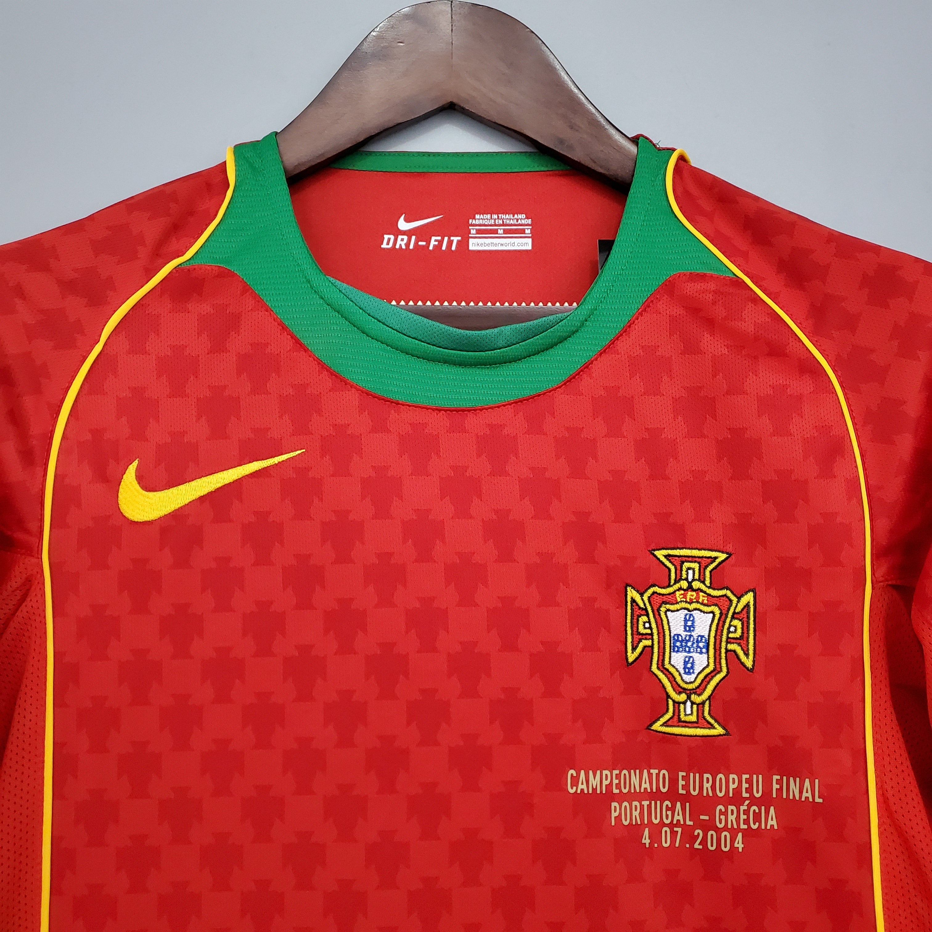 Portugal Euro 2004 Voetbalshirt - Iconisch Shirt in Maten S tot XXXL