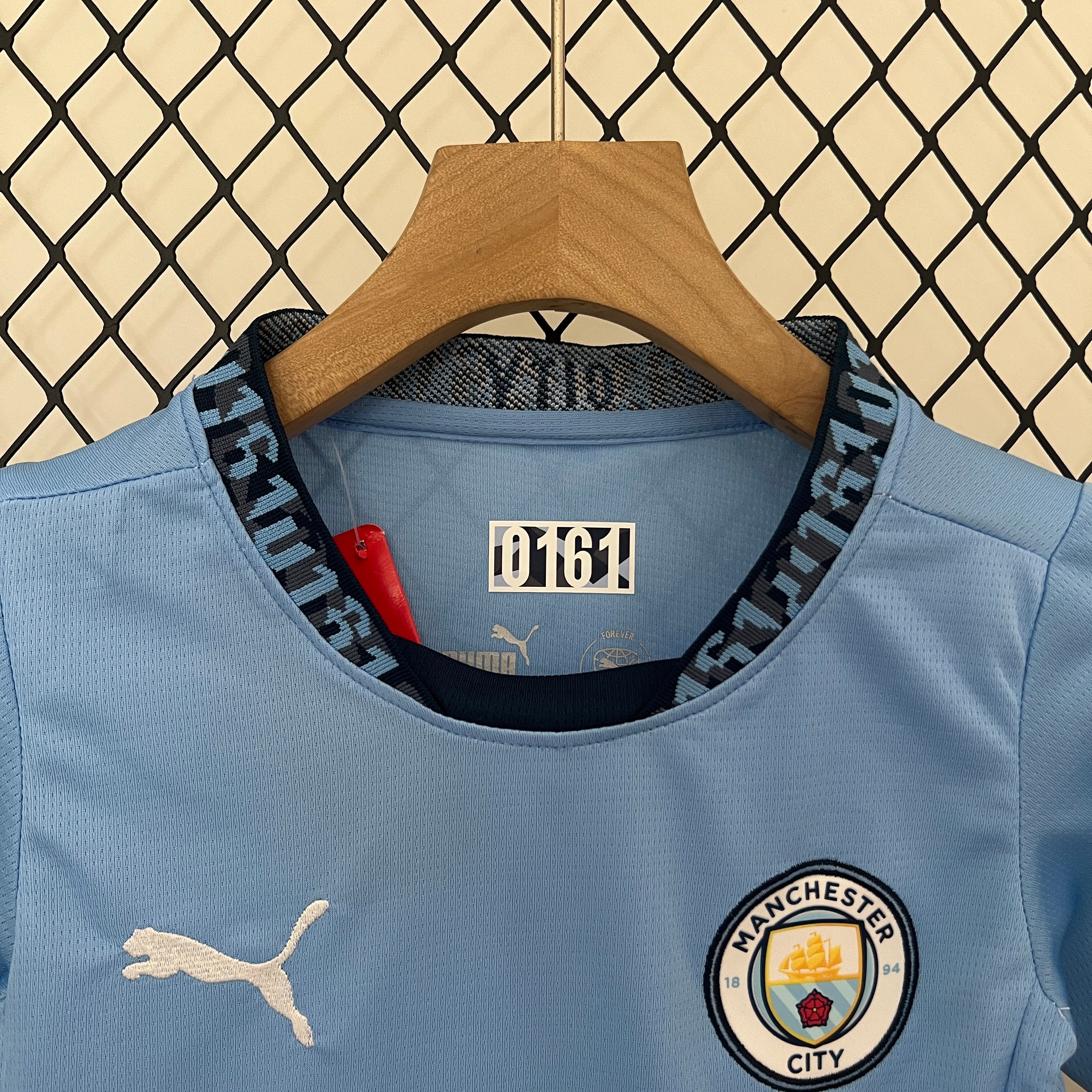 Manchester City Kids Home Kit 2024/2025 – Voor de Jonge City-Fans!