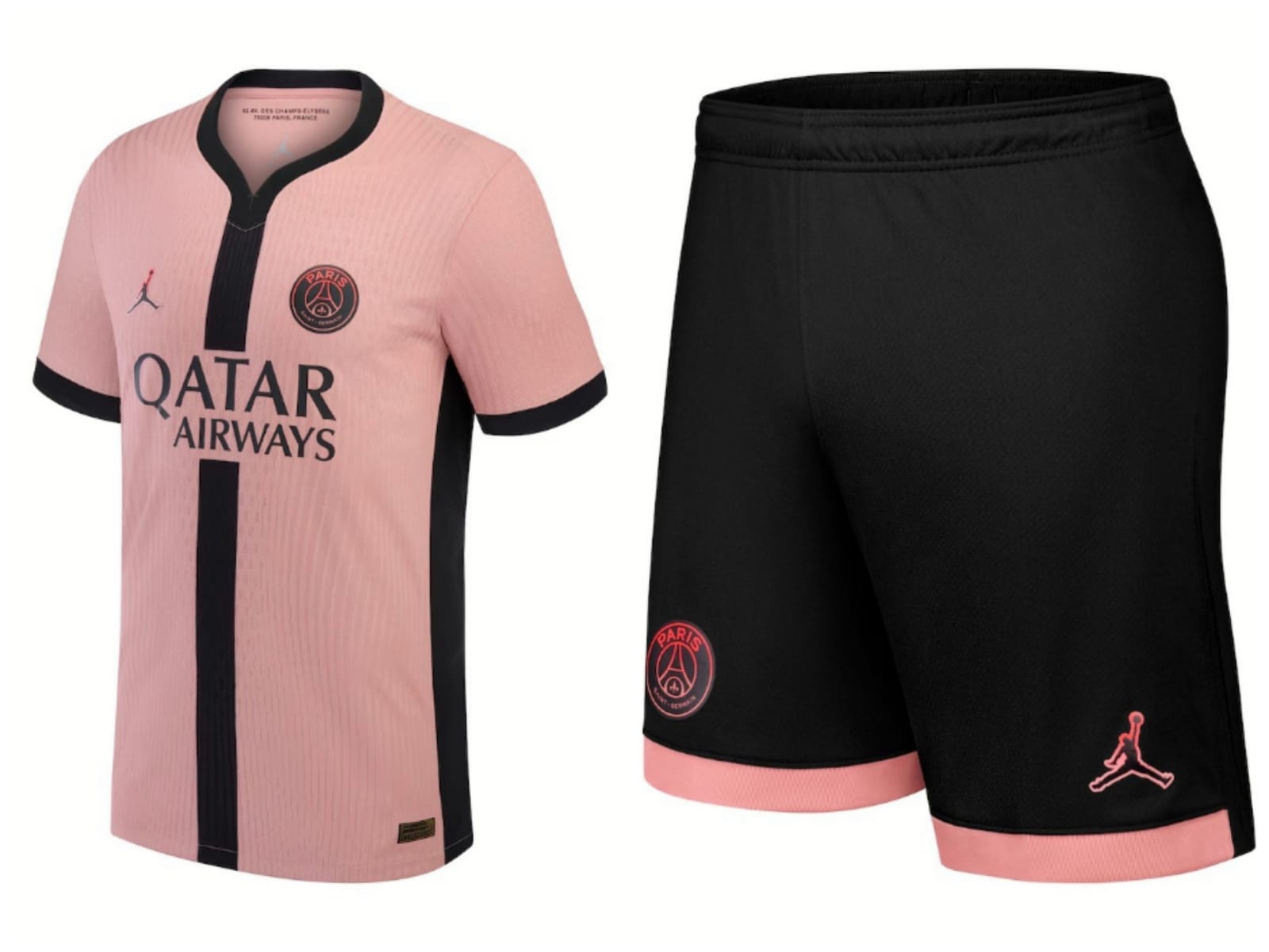 Terza divisa PSG 2024/2025 – Maglia e pantaloni ufficiali, taglie dalla S alla XXXL