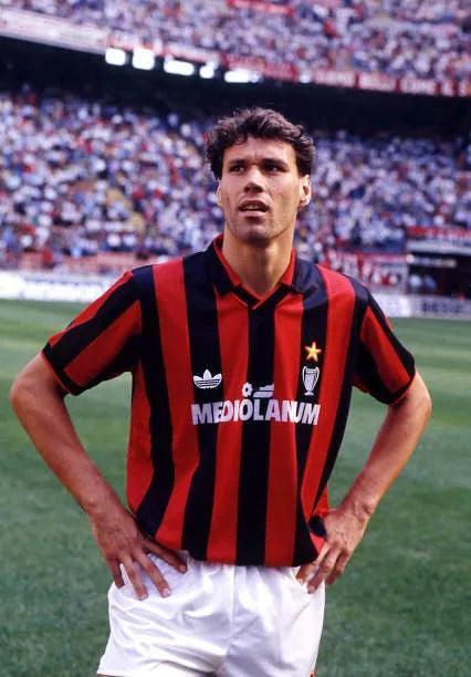 Iconische AC Milan Shirt 1990/1991 - Van Basten Collectie