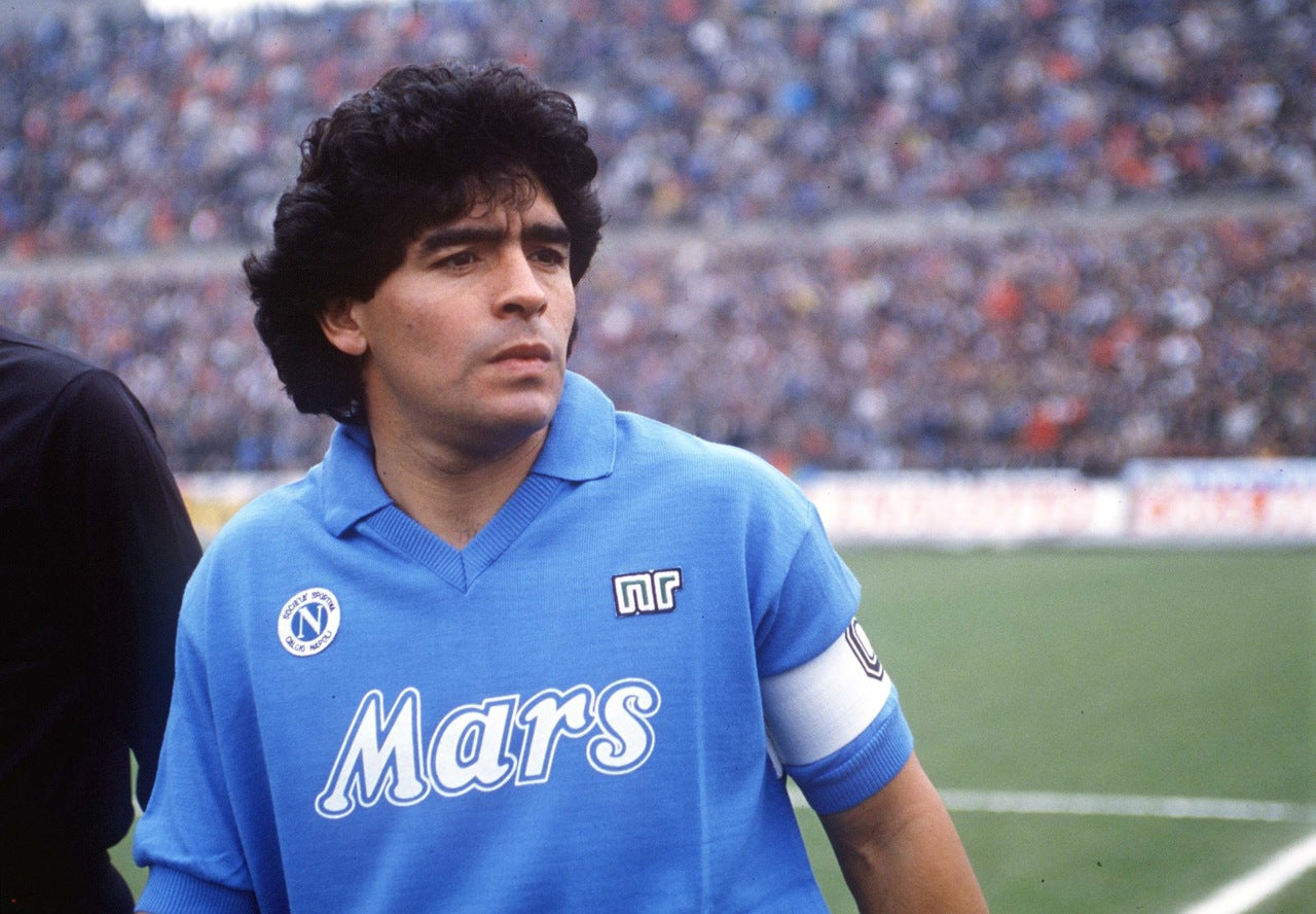 Diego Maradona 10 Napoli Thuis Shirt 1988/1989 - S tot XXXL