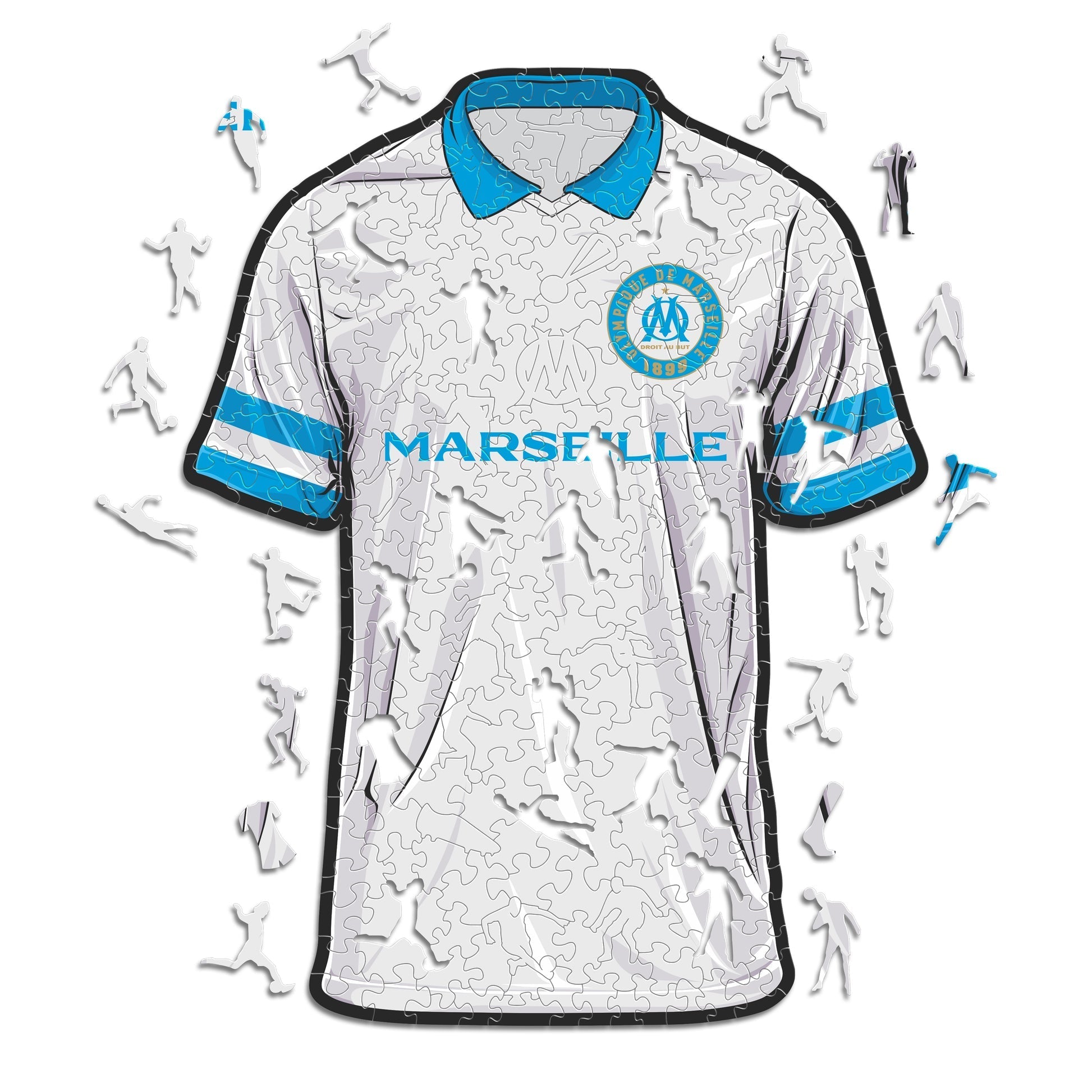 Shirt Olympique de Marseille - Football Puzzle