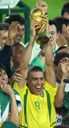 Legendarisch Brazilië Shirt 2002 - Ronaldo #9 Wereldkampioen