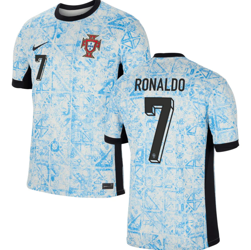 Portugal Ronaldo 7 Away Voetbalshirt 2024 - Iconisch Shirt in Maten S tot XXXL