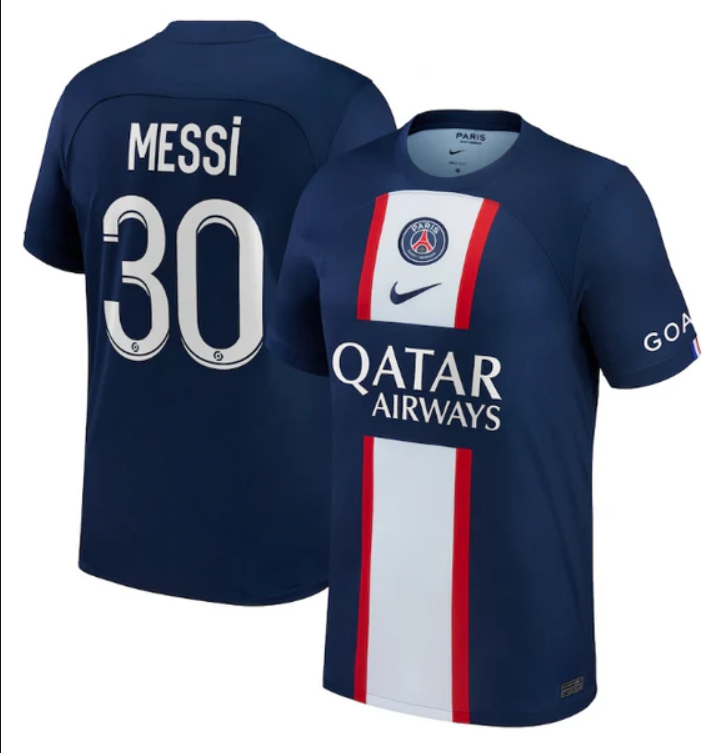 Lionel Messi 30 PSG 2022/2023 Seizoen Shirt - S tot XXXL