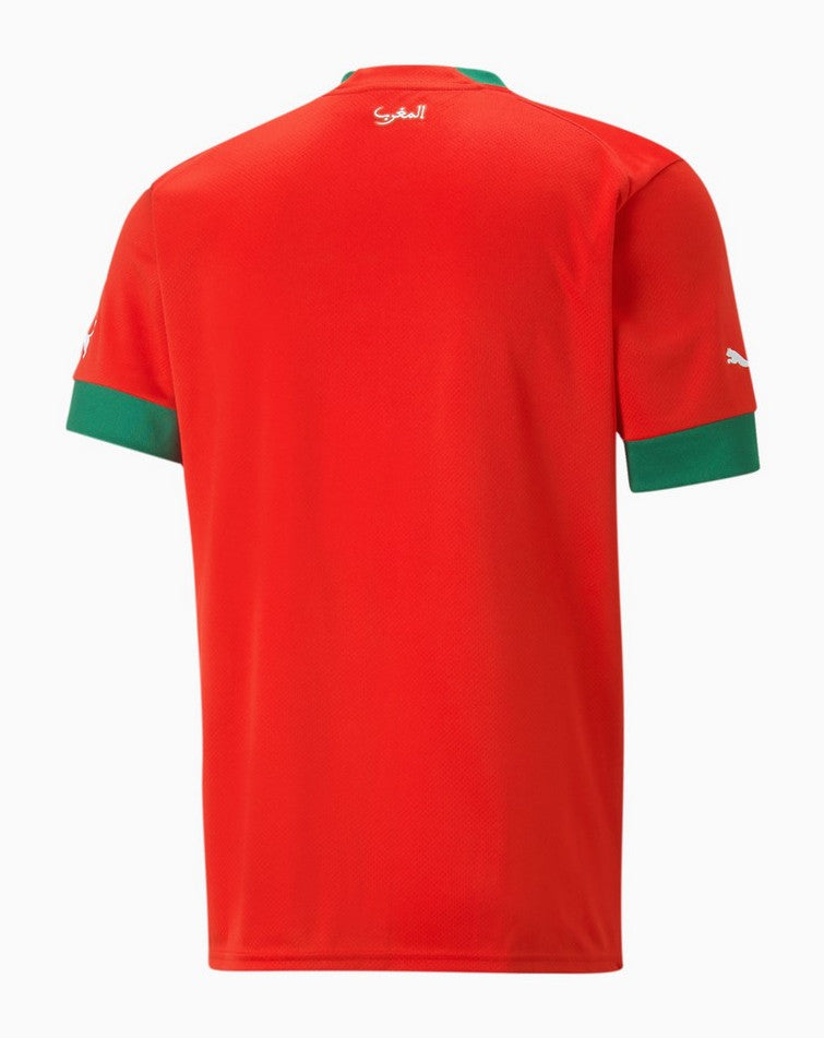 Maglia ufficiale Home del Marocco 2022 – Disponibile nelle taglie dalla S alla XXXL