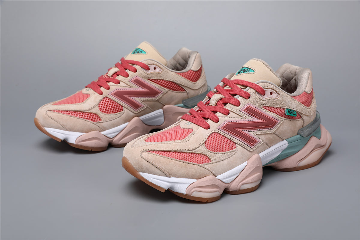 New Balance 9060-4 Pink/Red Shoes - Streetwear Sneakers