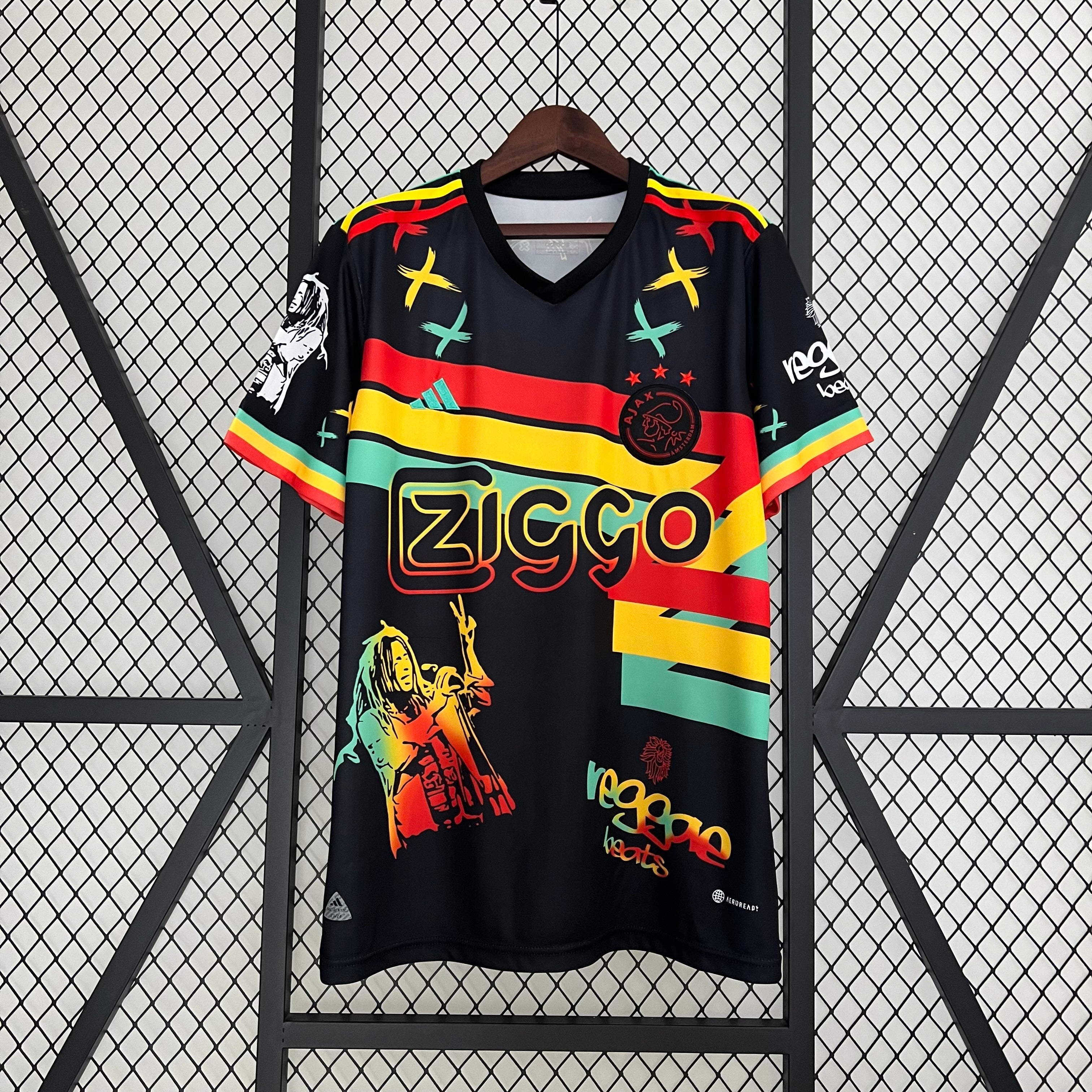 Maglia Ajax 2023/2024 Edizione Speciale Bob Marley Away