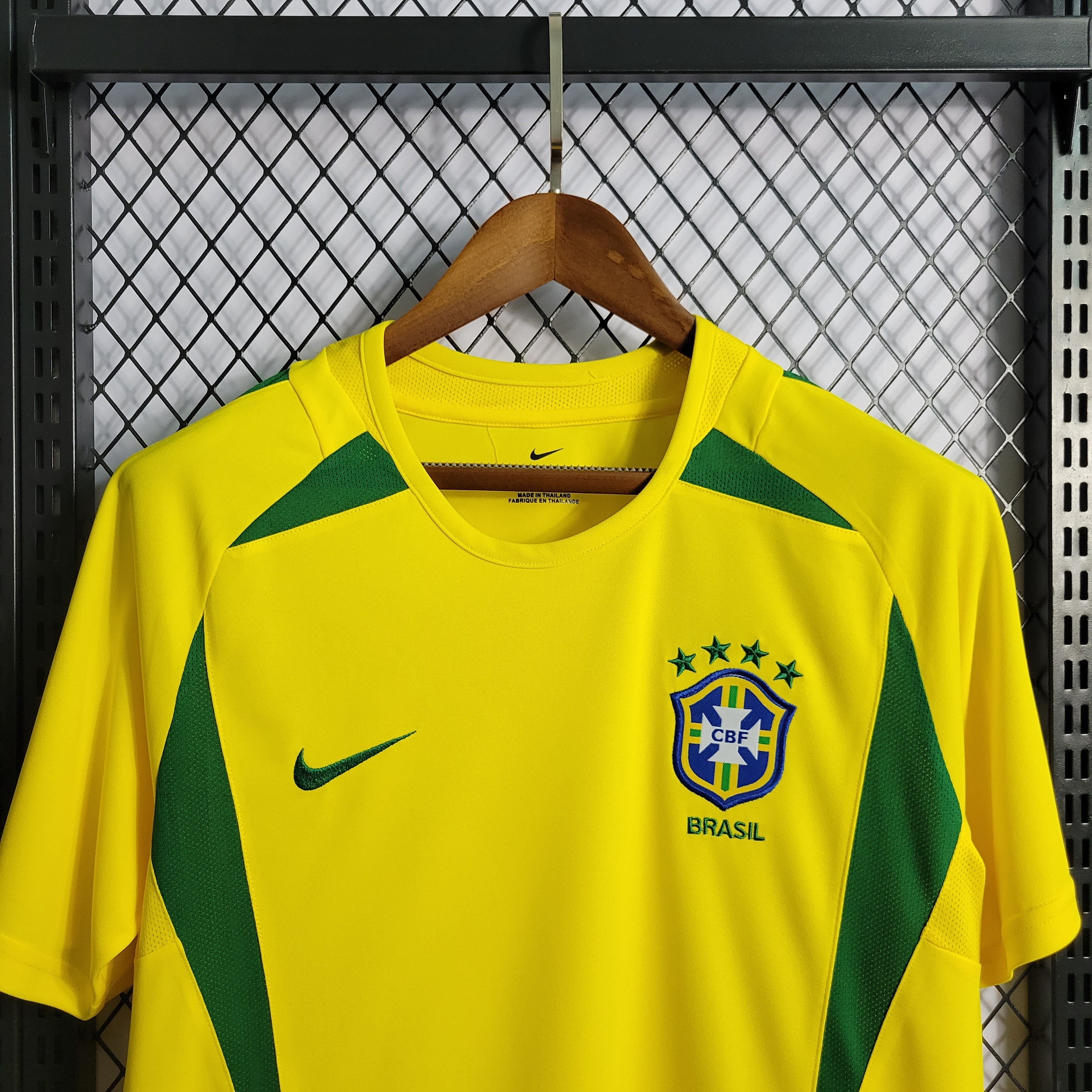 Legendarisch Brazilië Shirt 2002 - Ronaldo #9 Wereldkampioen