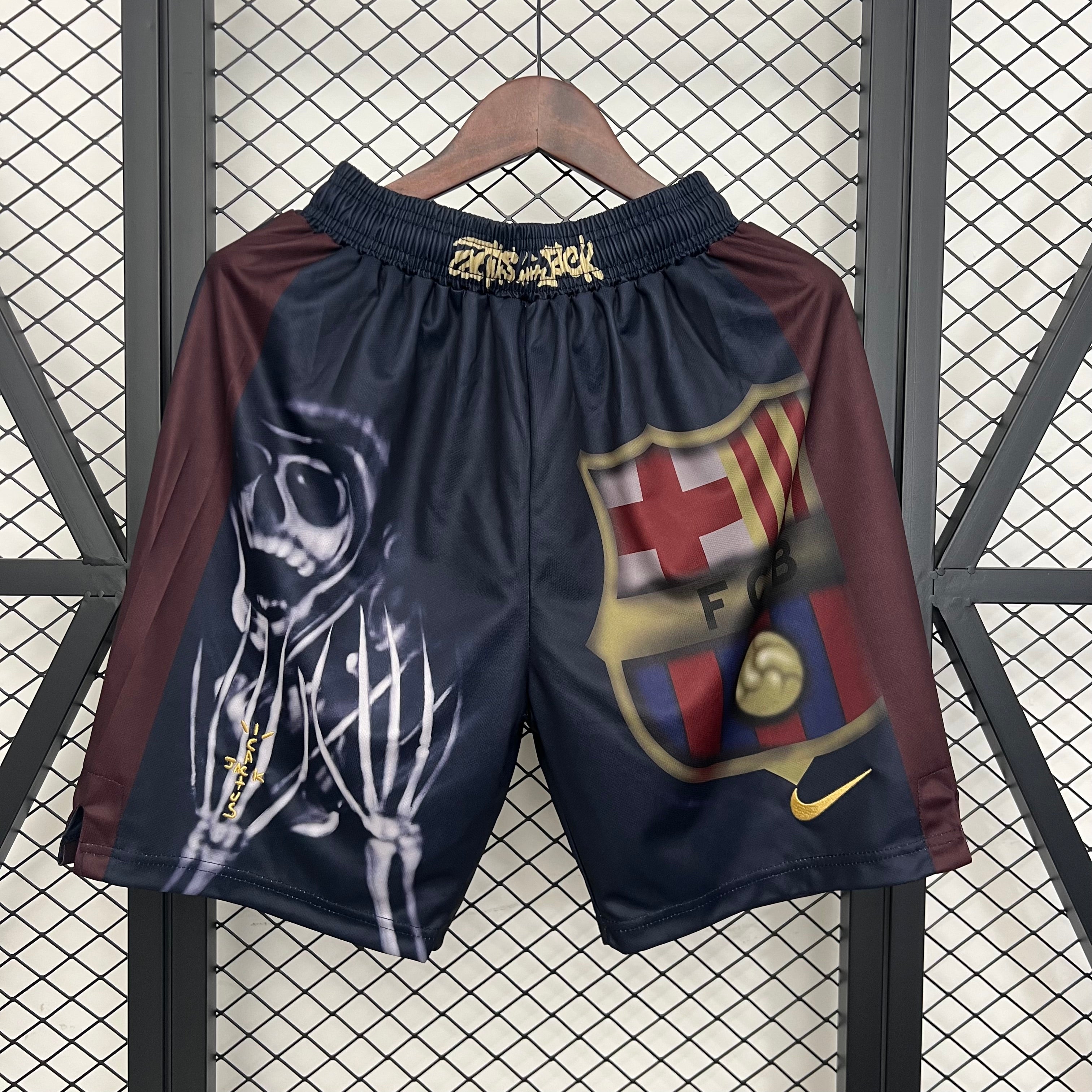 Barcelona Cactus Jack Shorts 2025/2026 - Limited Edition
