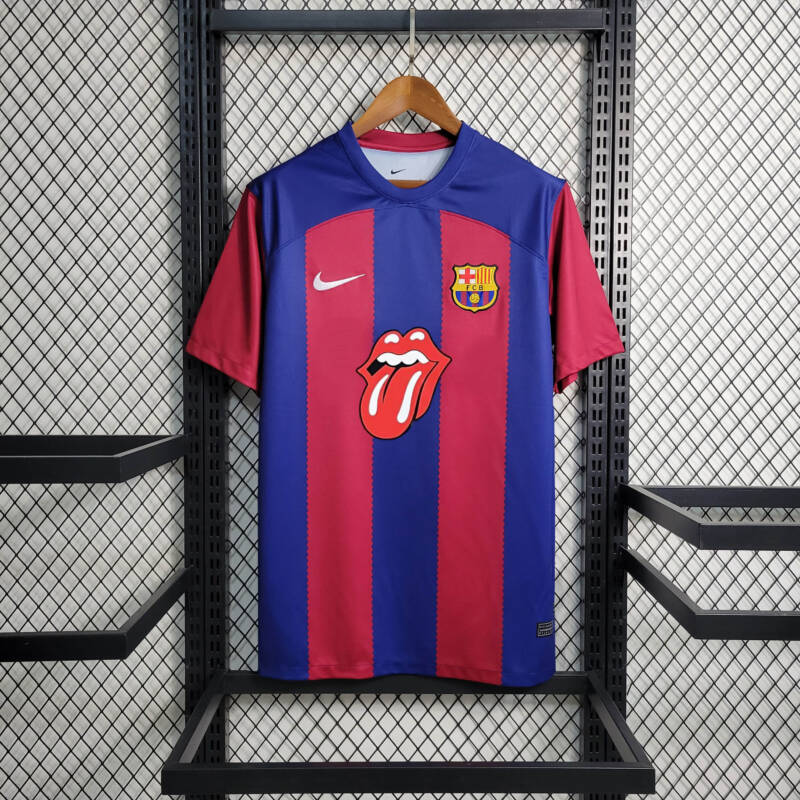 Maglia FC Barcelona Home Edizione Speciale Rolling Stone 2023/2024