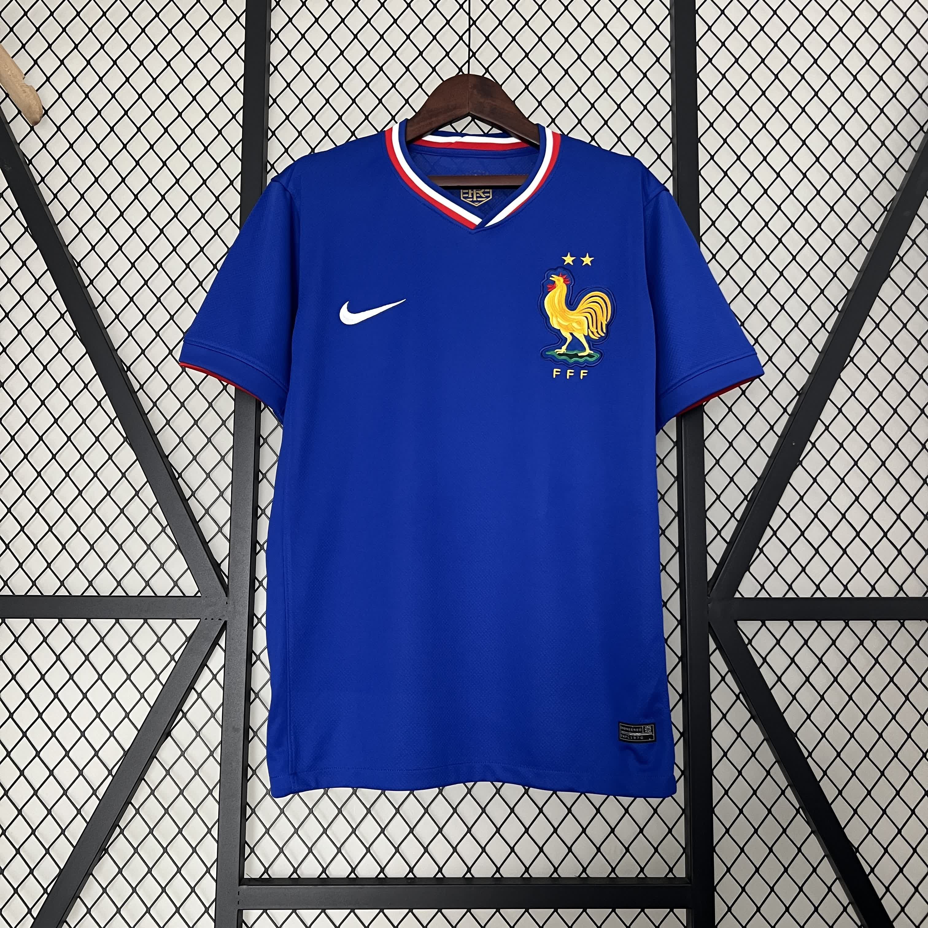 Maglia ufficiale da calcio Francia 2024/2025 - Disponibile nelle taglie dalla S alla XXXL (Francia Home)