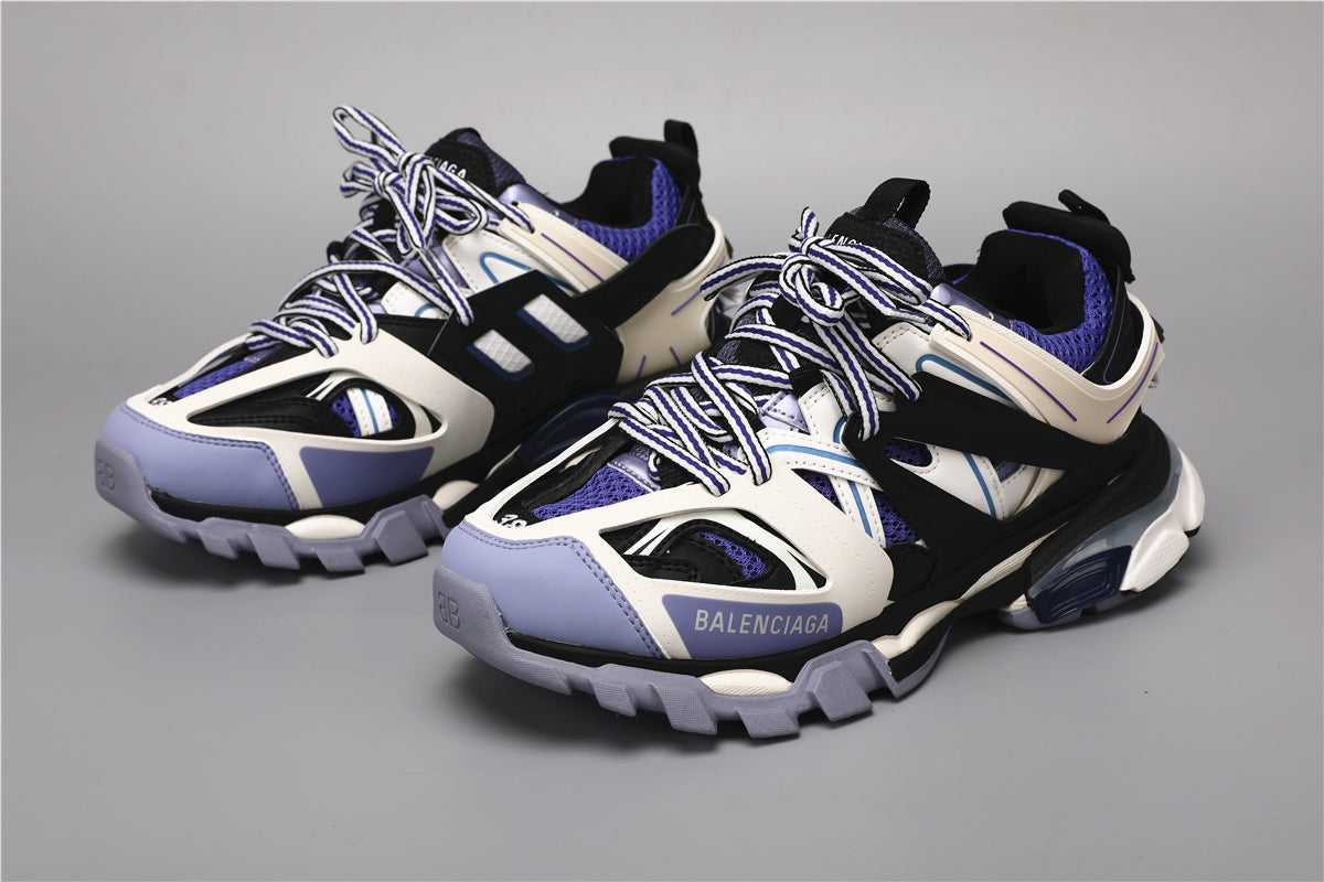 Balenciaga Track Shoes T1 Blue/Violet - Unisex Luxury Sneakers